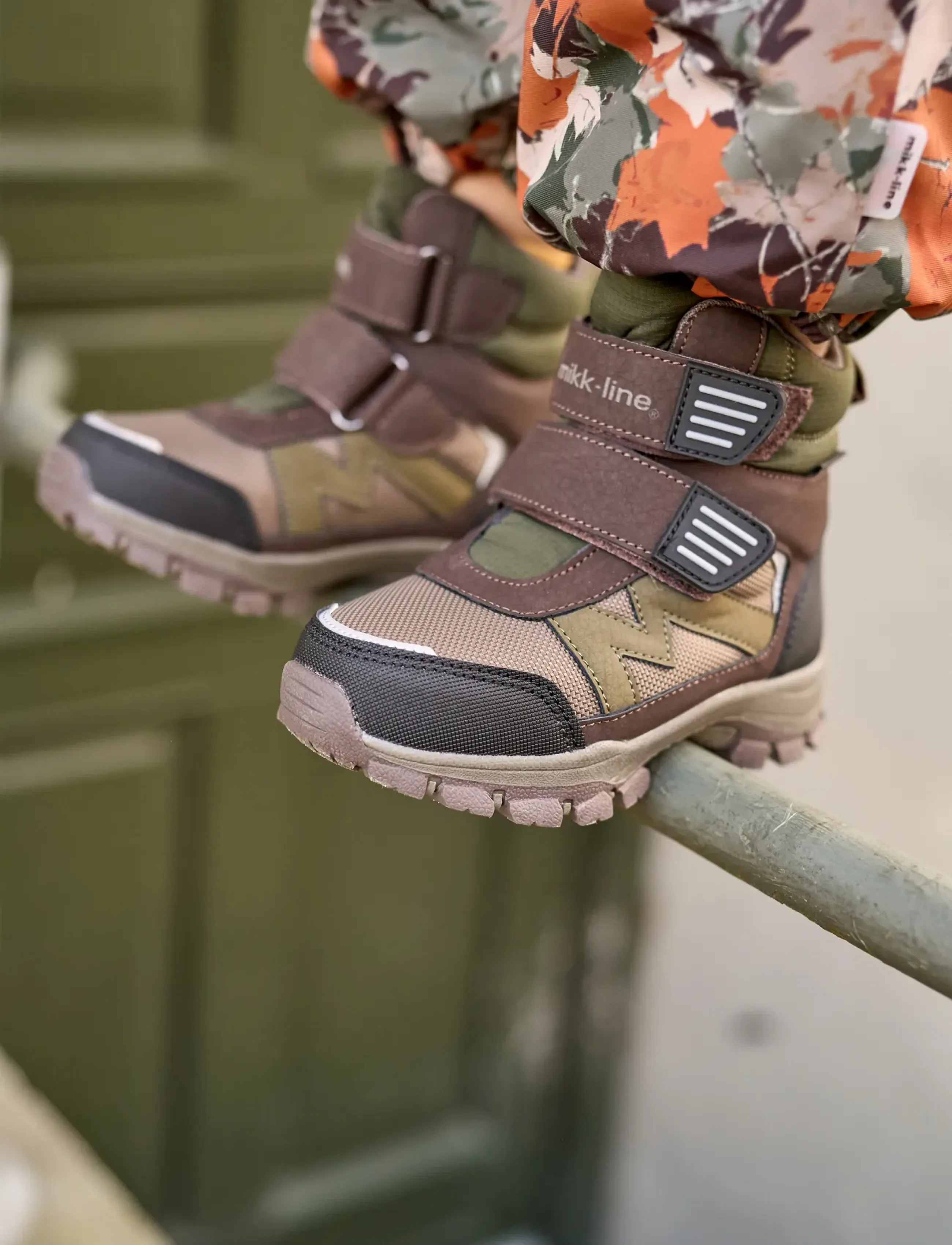 mikk-line - Winter Boot Tex Velcro - autumn savings - kombu green - 0