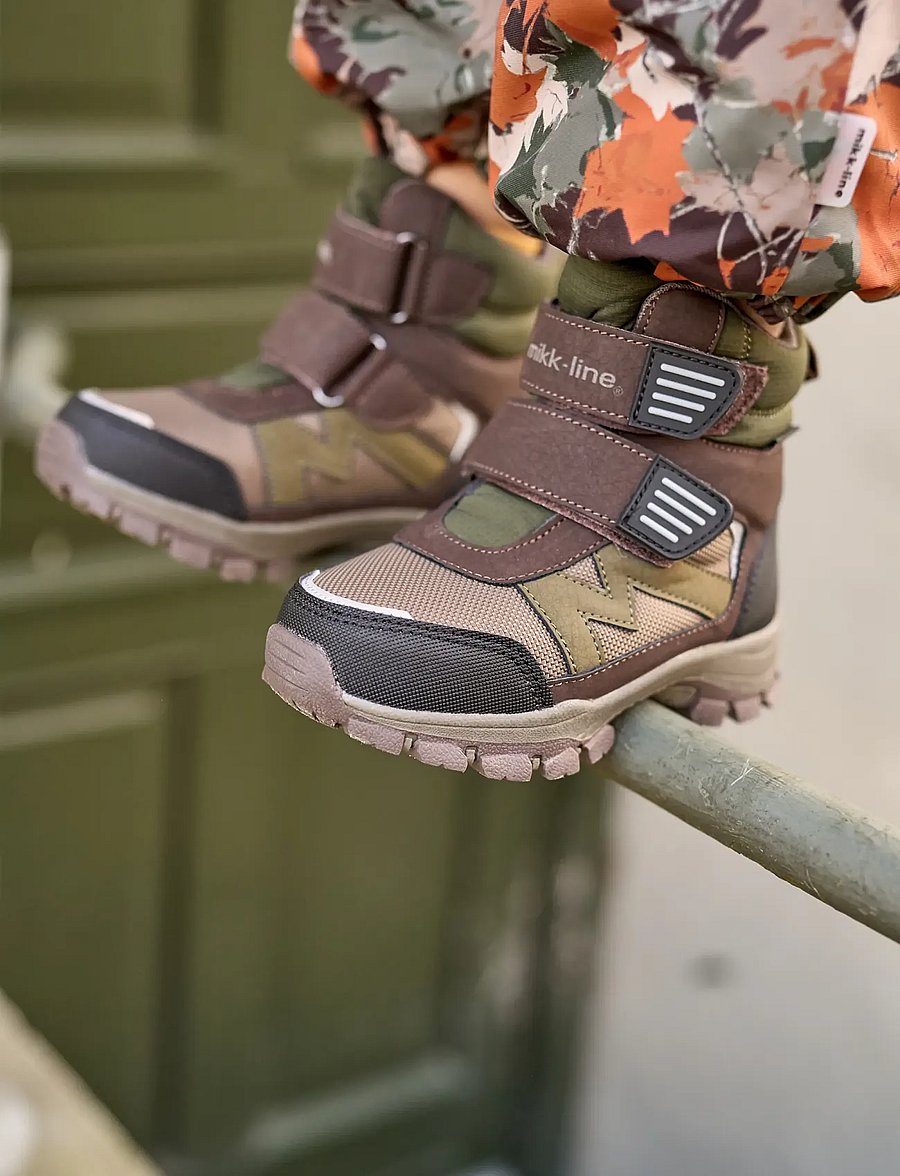 mikk-line - Winter Boot Tex Velcro - winterstiefel - kombu green - 0