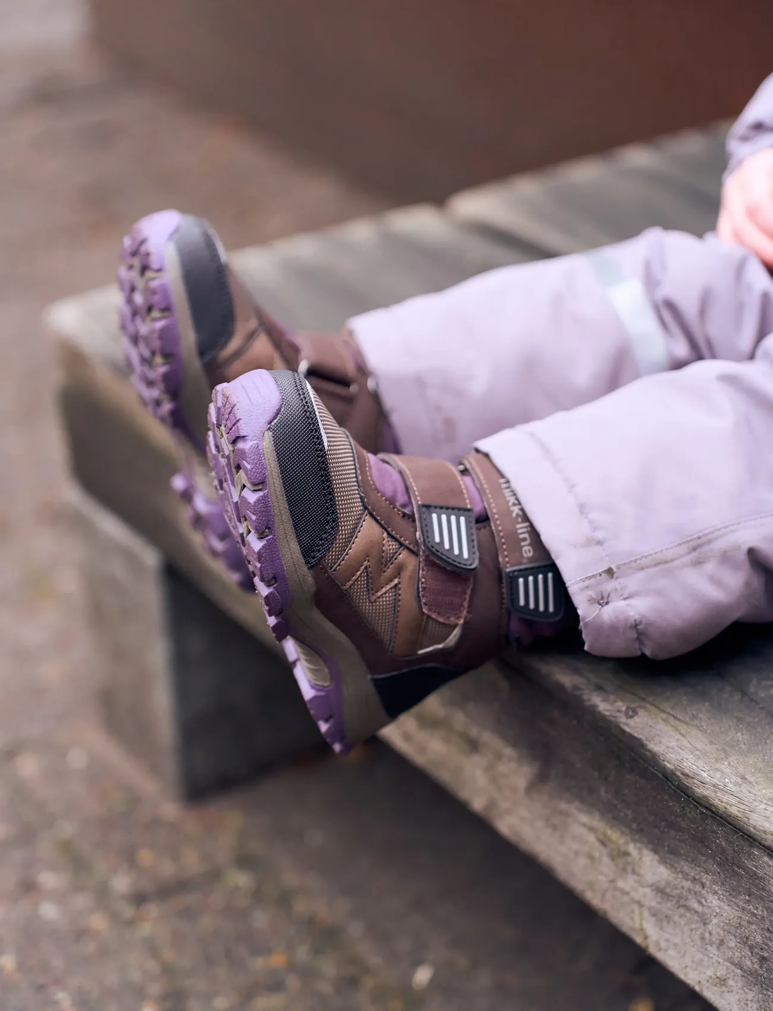 mikk-line - Winter Boot Tex Velcro - winterstiefel - plum perfect - 5