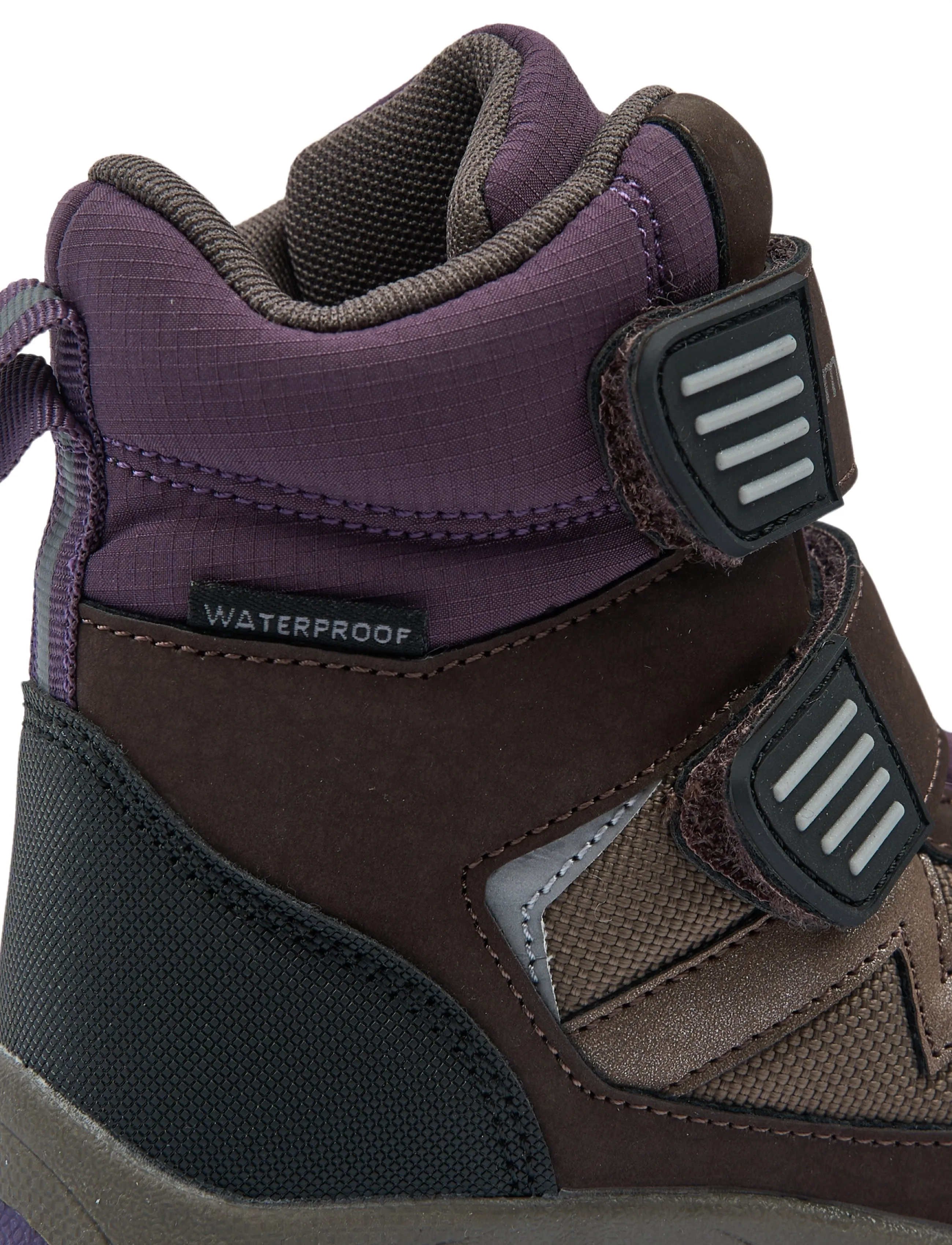 mikk-line - Winter Boot Tex Velcro - vinterstövlar - plum perfect - 4