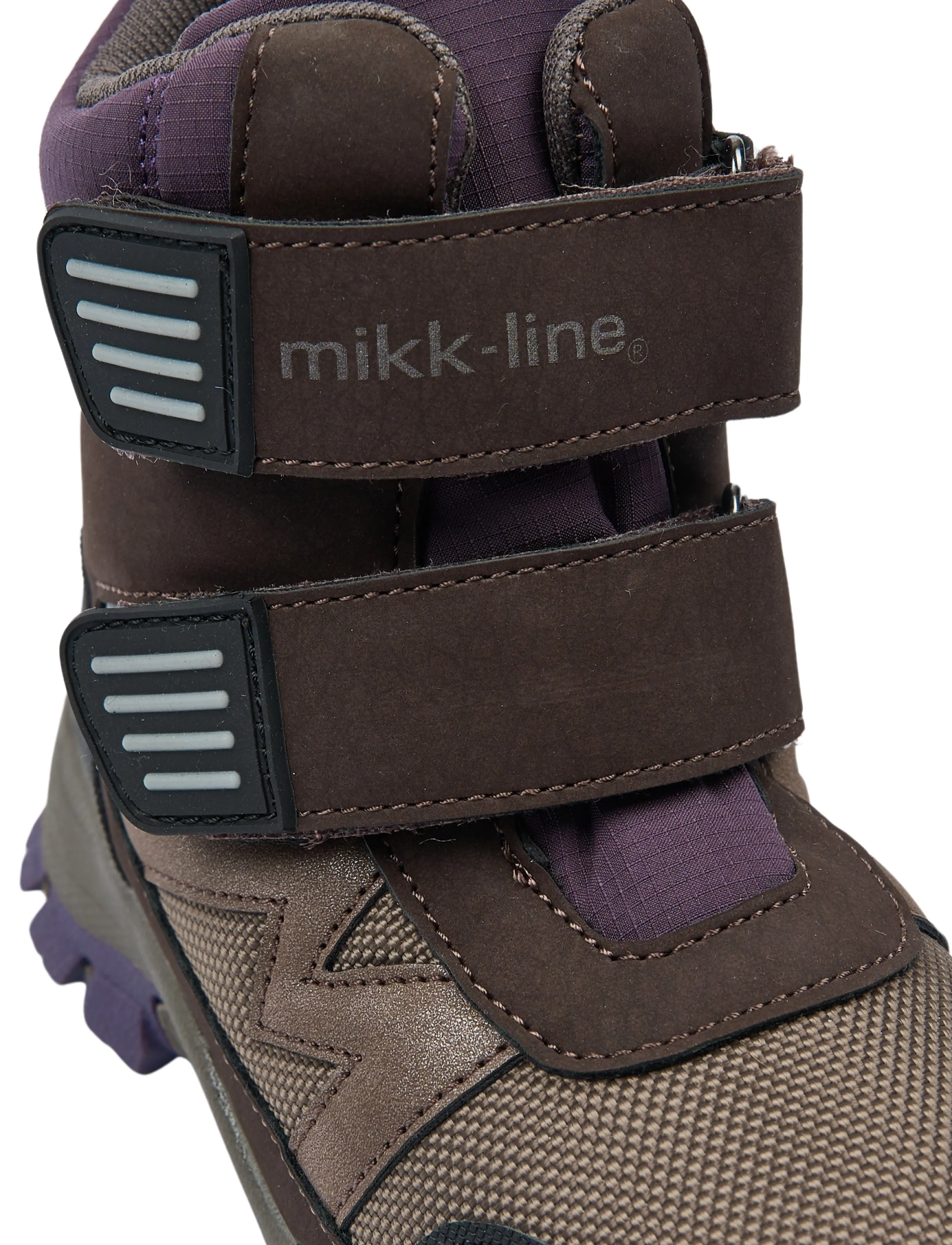 mikk-line - Winter Boot Tex Velcro - vinterstövlar - plum perfect - 5