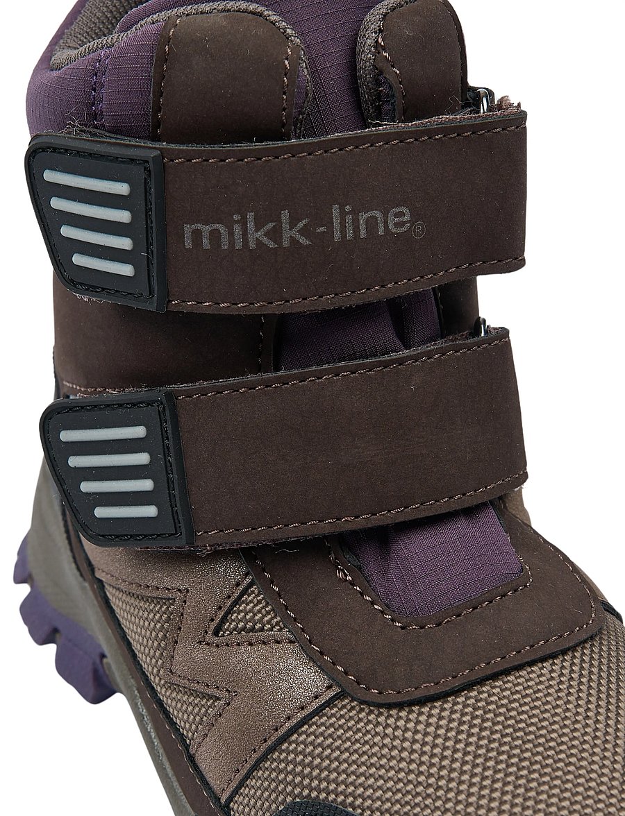 mikk-line - Winter Boot Tex Velcro - vinterstövlar - plum perfect - 5
