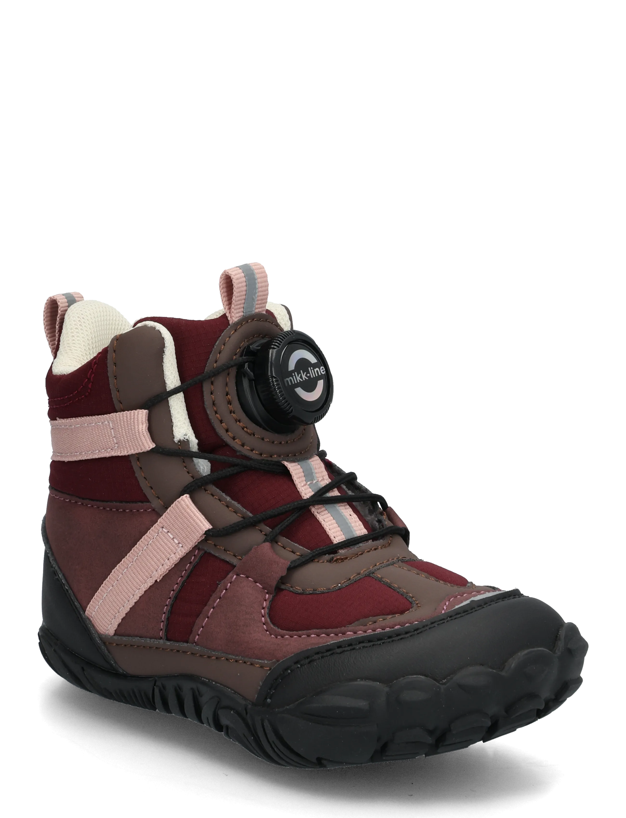 mikk-line Winter Boot Tex Spin Barefoot - Barfußschuhe - CATAWBA GRAPE / burgundy