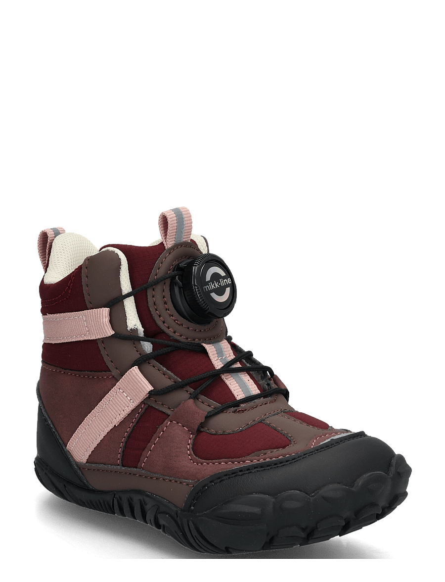 mikk-line - Winter Boot Tex Spin Barefoot - winterstiefel - catawba grape - 0