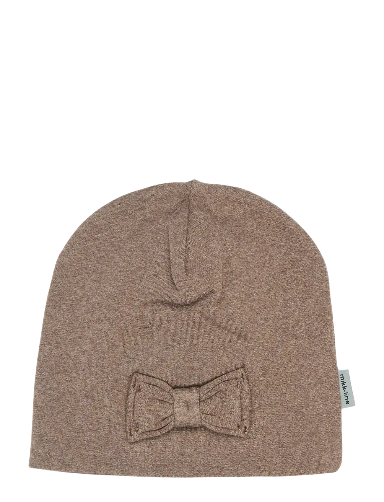 MIKK-LINE Baumwolle Hat - Bow Braun - 86/92 - Kinder