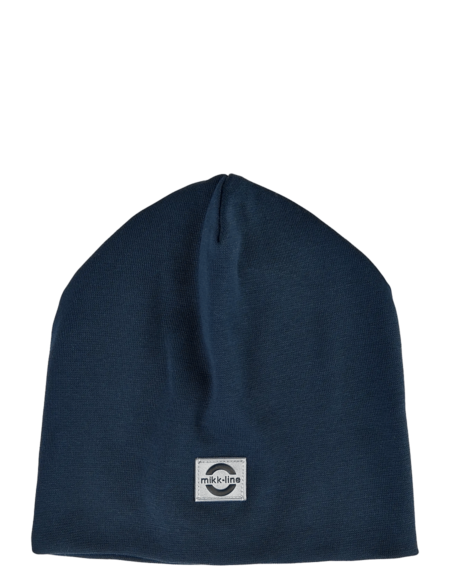 mikk-line - Cotton Hat - Solid - beanies - blue nights - 0