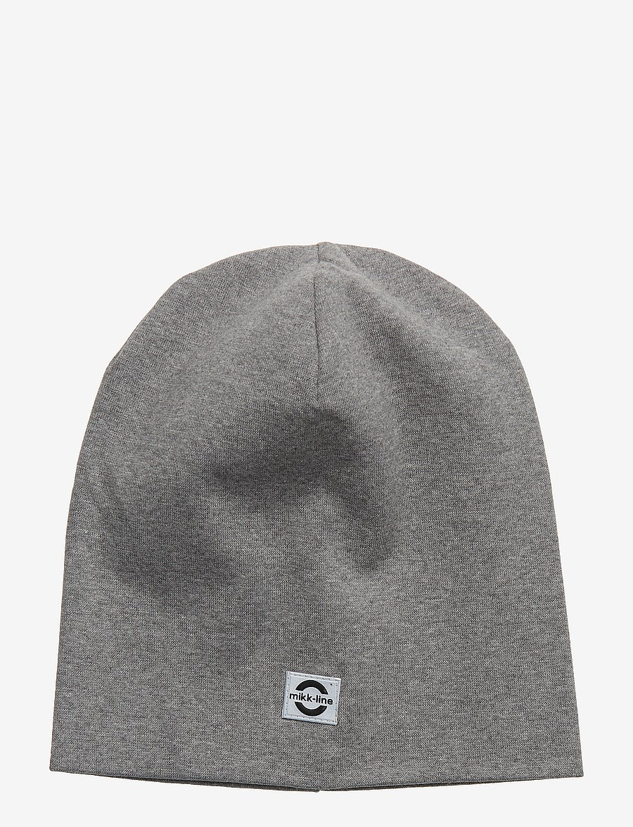 mikk-line - Cotton Hat - Solid - beanies - light grey melange - 0