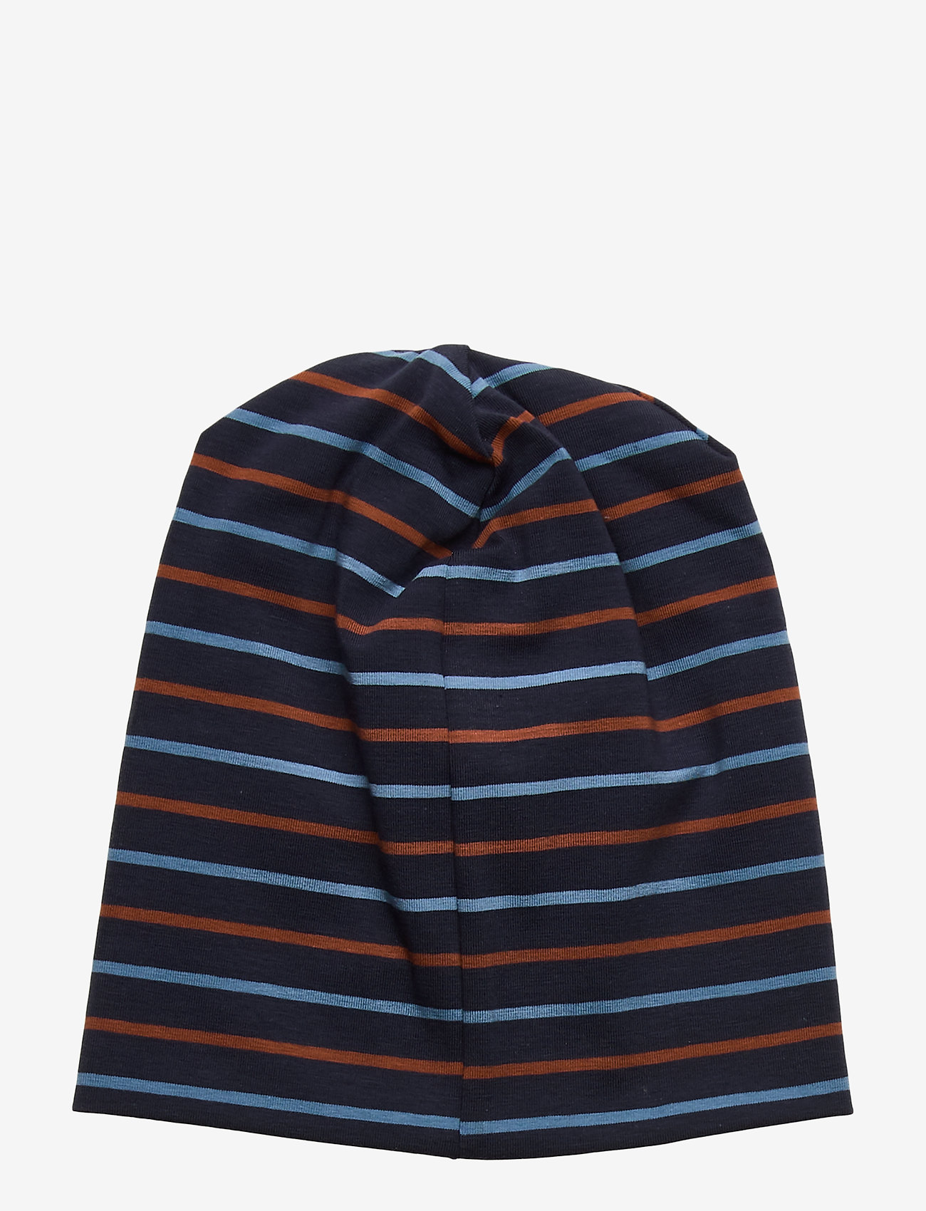 Mikk-Line - Cotton Hat Multi Stripe - blue nights - 1