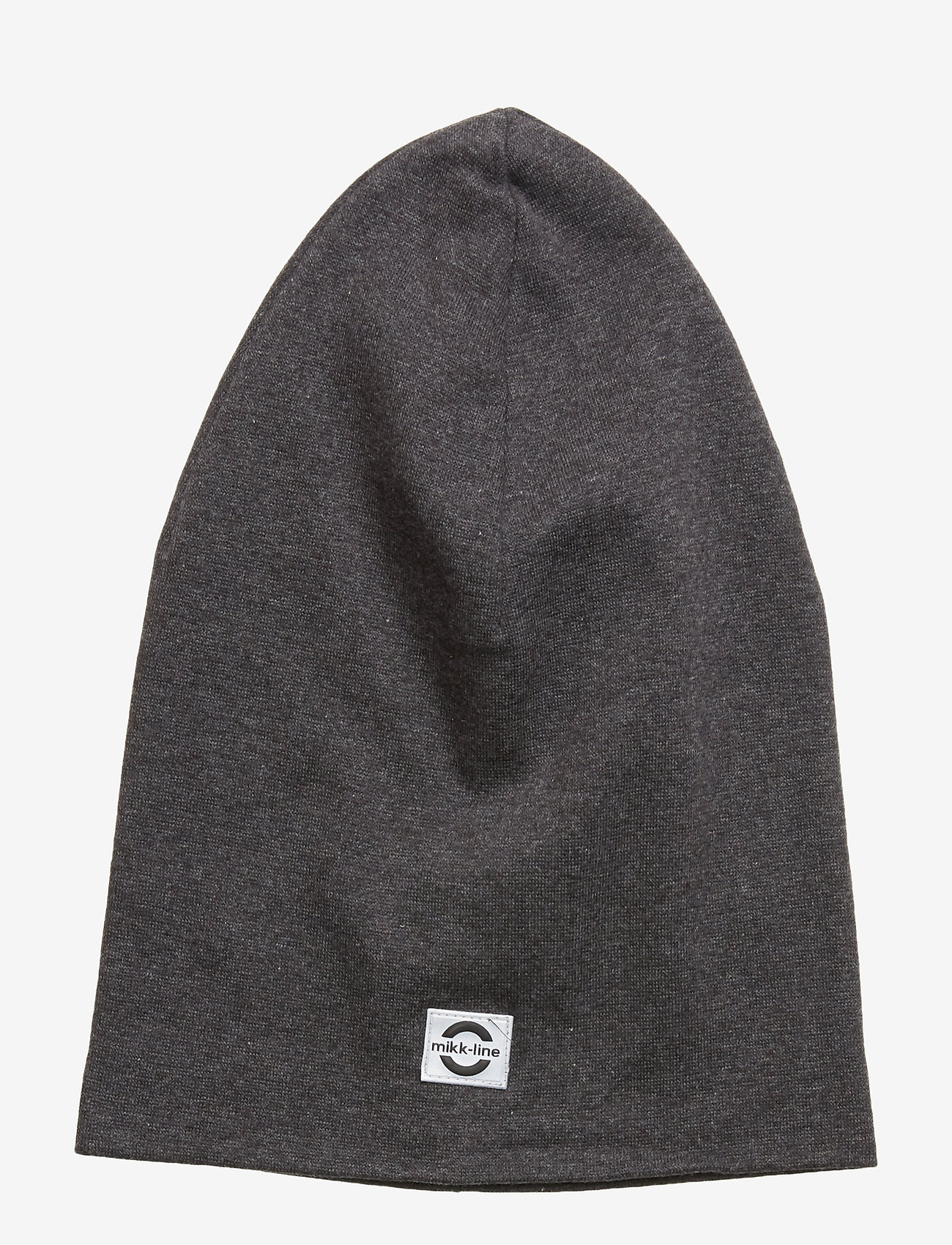 Cotton Long Hat - DARK GREY MELANGE