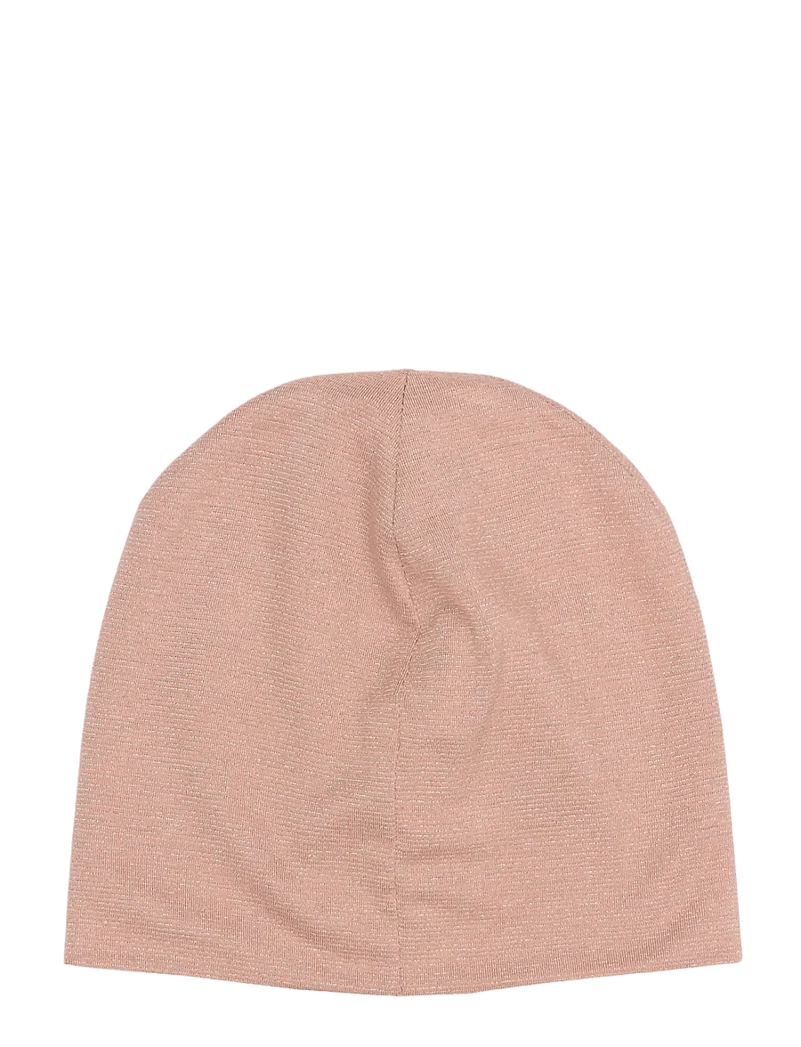 mikk-line - Viscose Lurex Hat - beanies - ash rose - 1