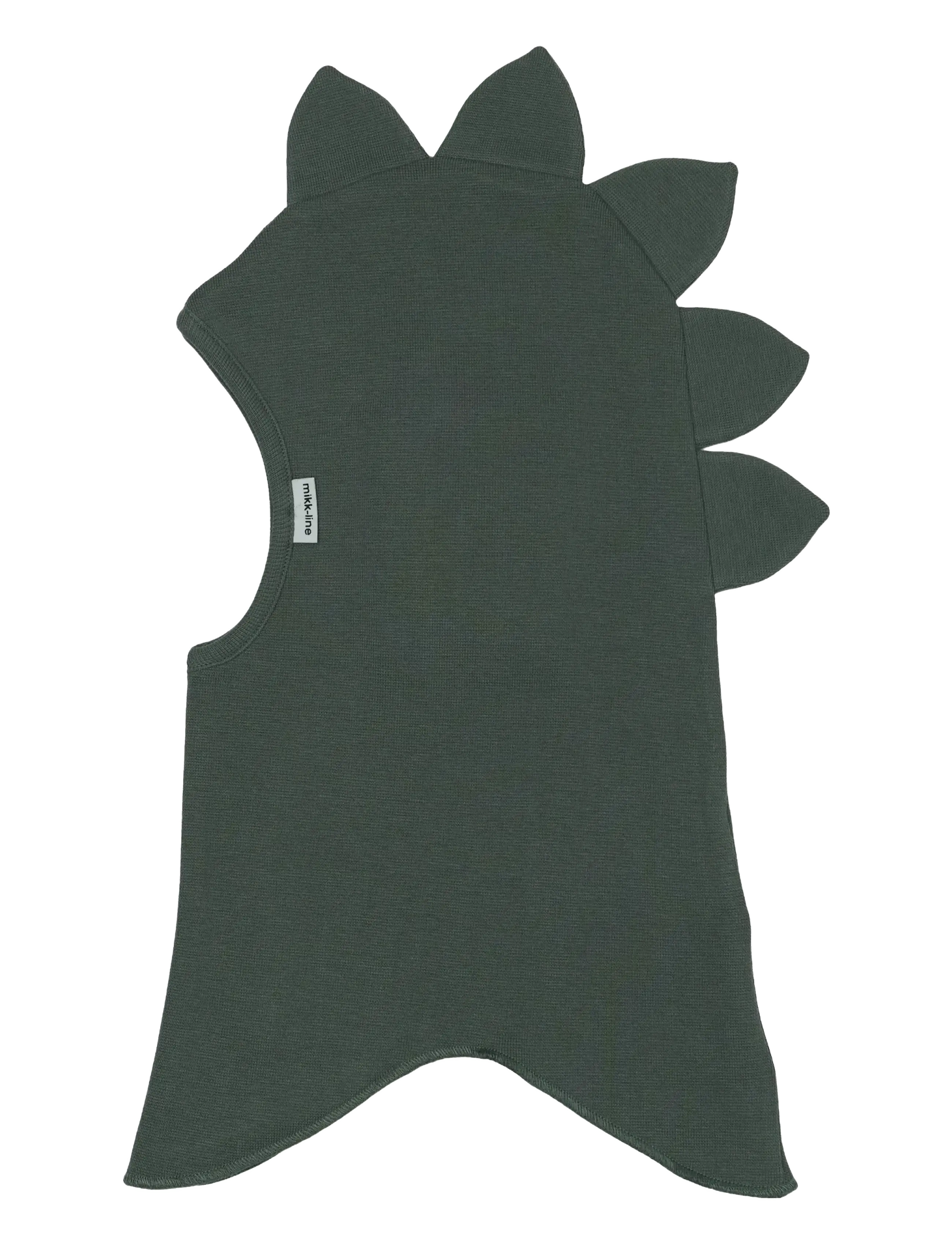 mikk-line Cotton Balaclava Dino - Double - Accessoires - BALSAM GREEN / green