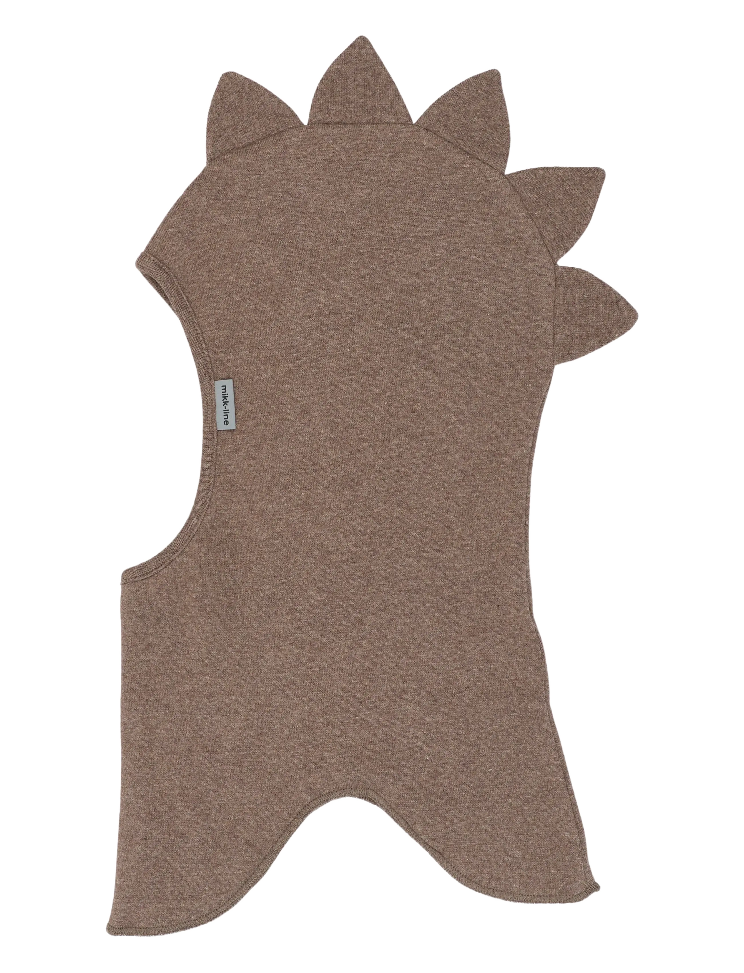 mikk-line Cotton Balaclava Dino - Double - Tagasi kooli - MELANGE DENVER / brown