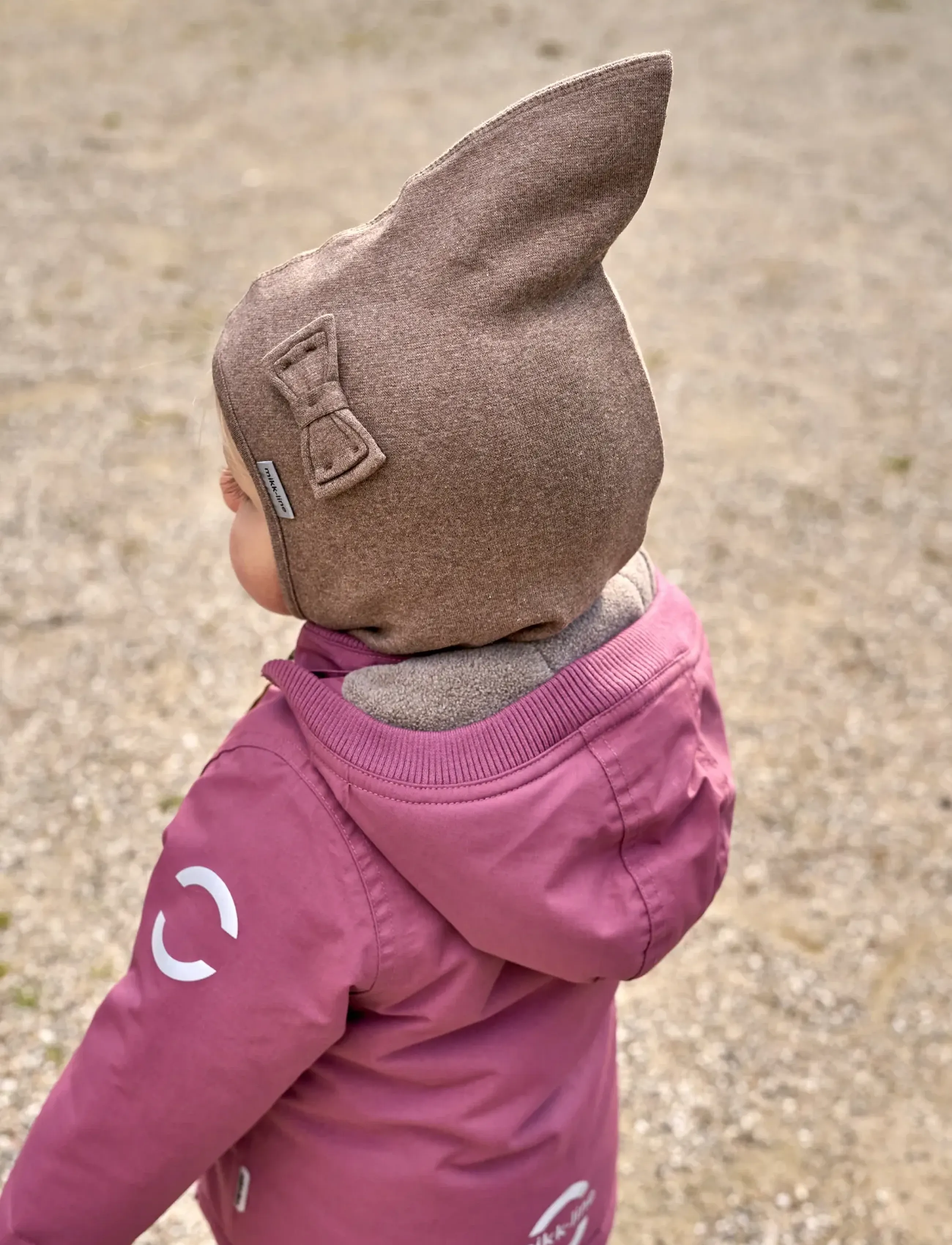 mikk-line - Cotton Balaclava with Bow - Double - talvised aksessuaarid - melange denver - 3