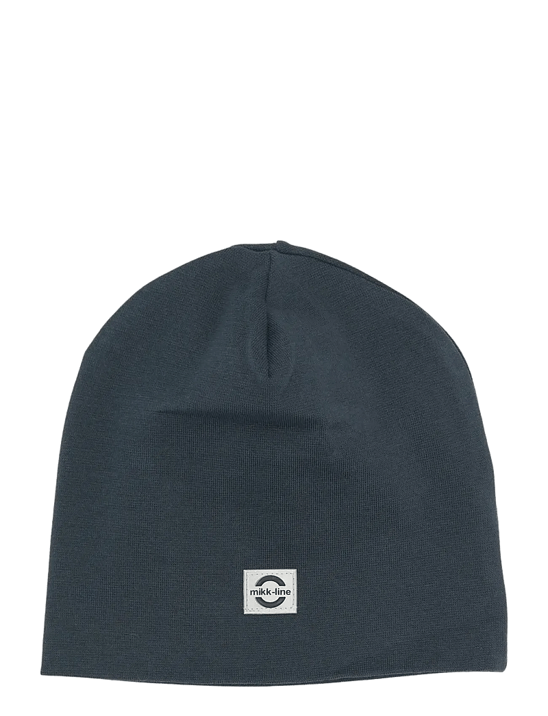 mikk-line - Cotton Hat - Solid - beanies - blue nights - 1
