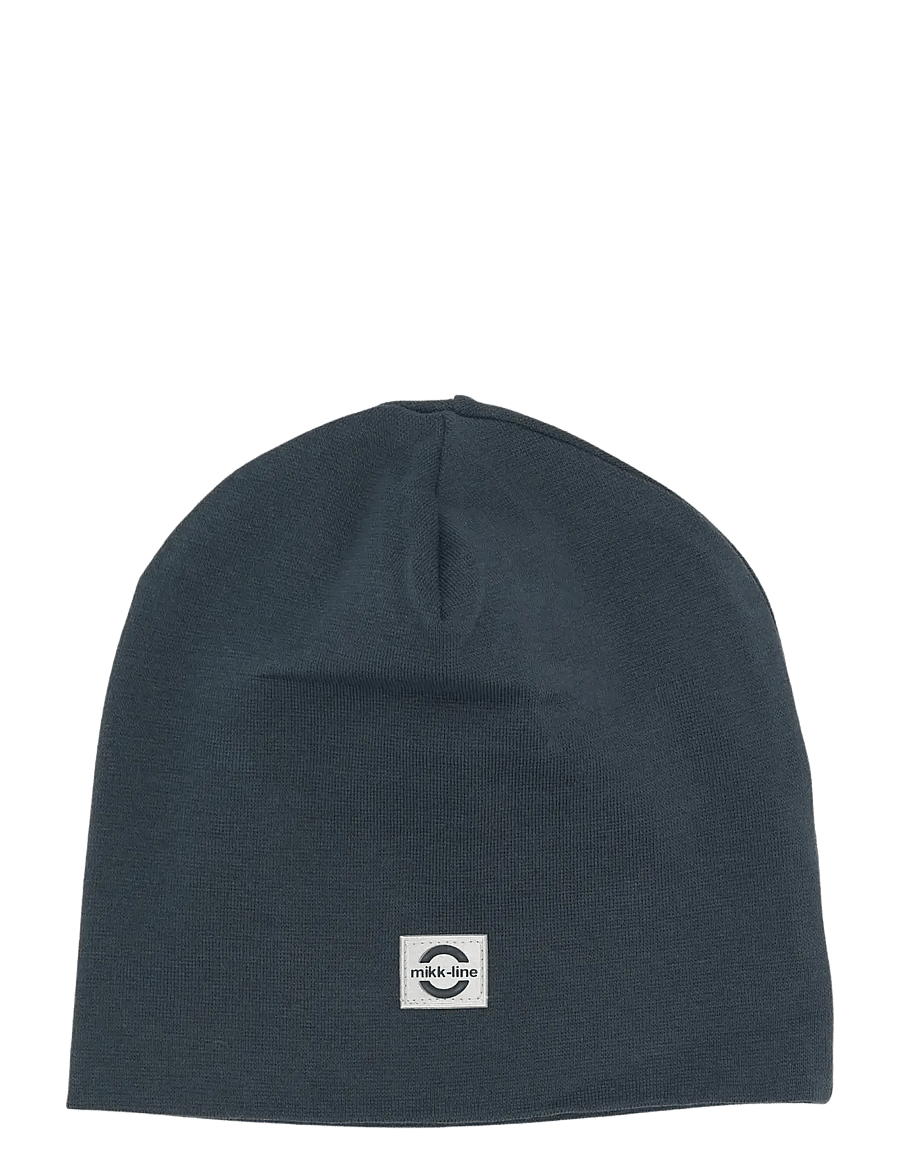mikk-line - Cotton Hat - Solid - húfur - blue nights - 1