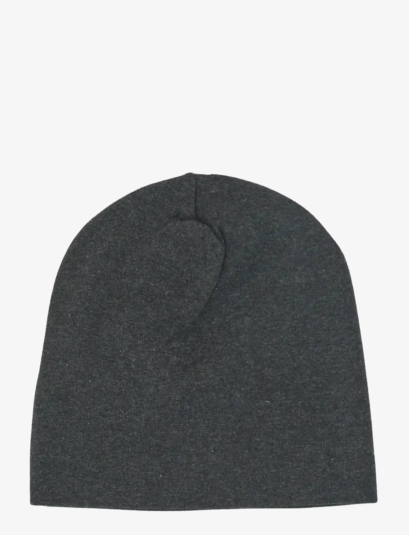 mikk-line - Cotton Hat - Solid - aksessuaarid - dark grey melange - 1