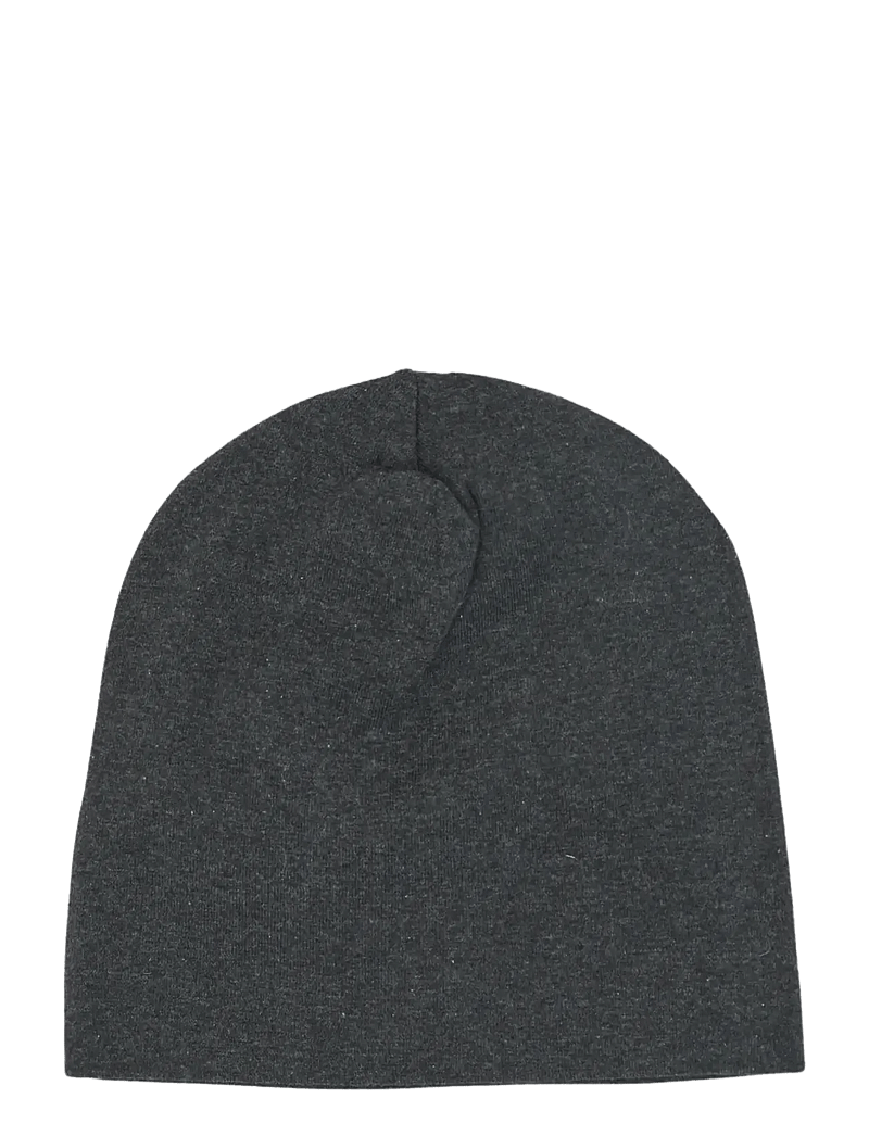 mikk-line - Cotton Hat - Solid - beanies - dark grey melange - 1
