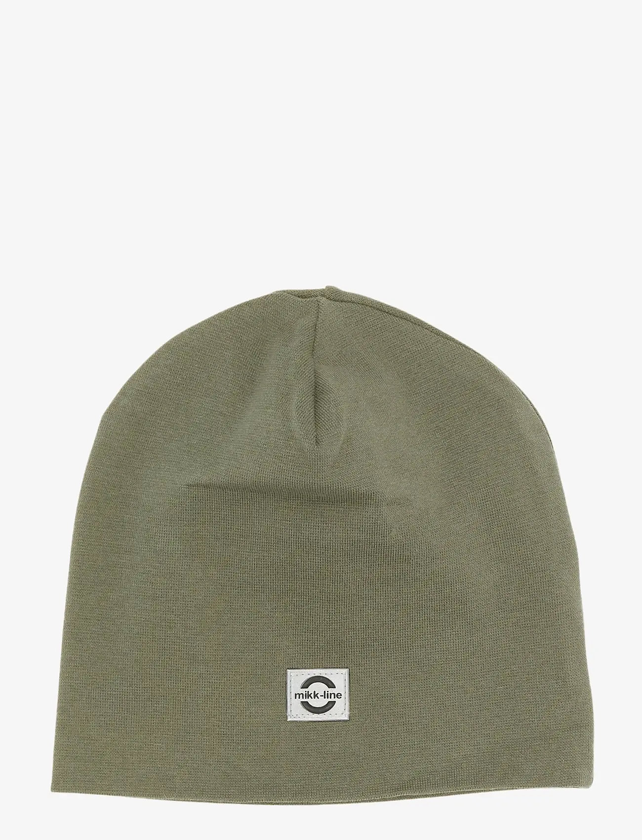 mikk-line - Cotton Hat - Solid - aksessuaarid - dusty olive - 0