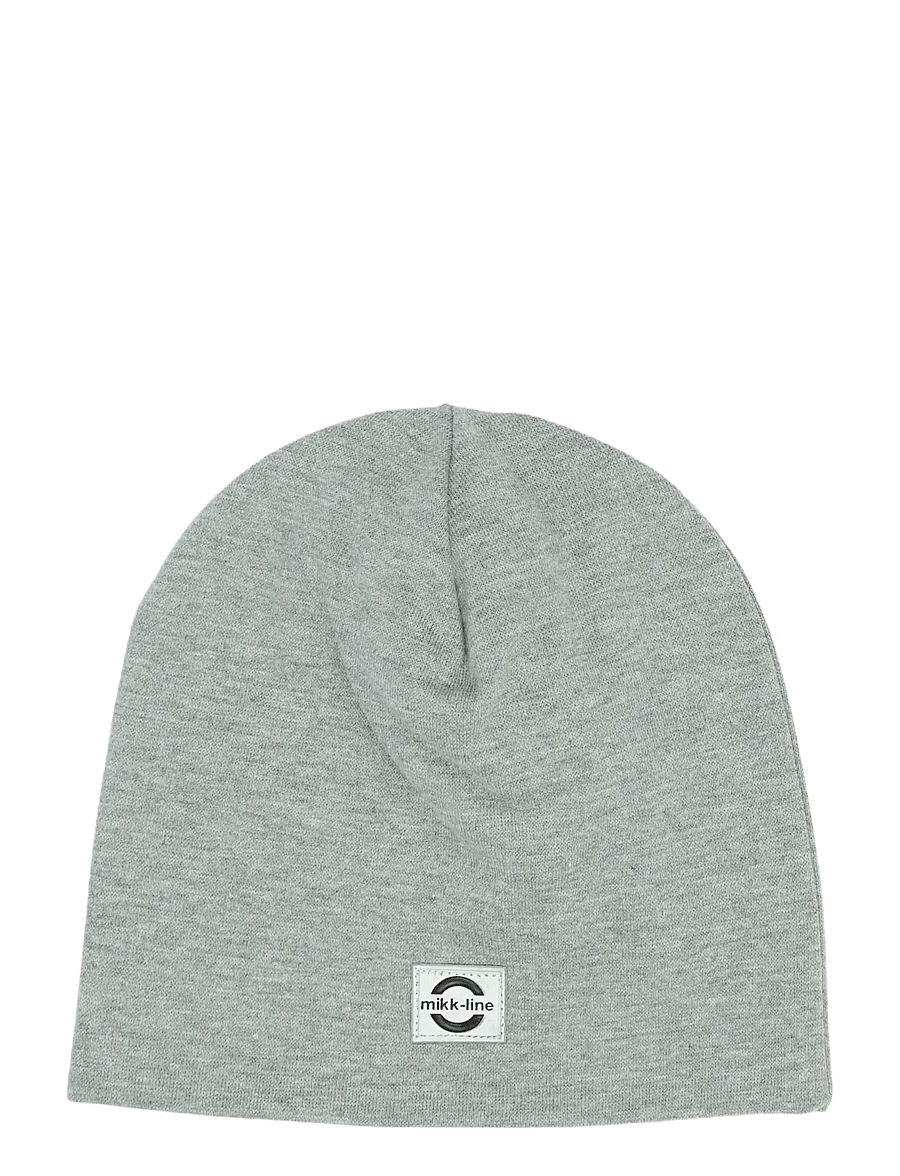 mikk-line - Cotton Hat - Solid - beanies - light grey melange - 0