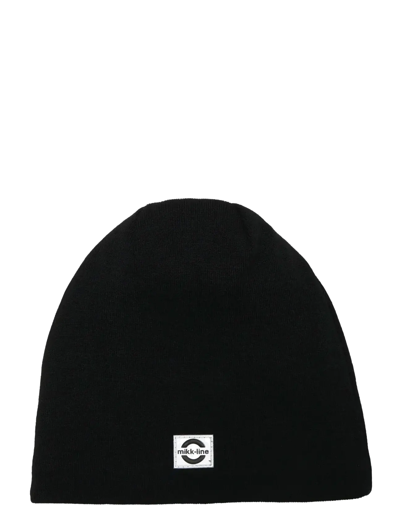 MIKK-LINE Wolle Hat - Solid Schwarz - 98/104 - Kinder