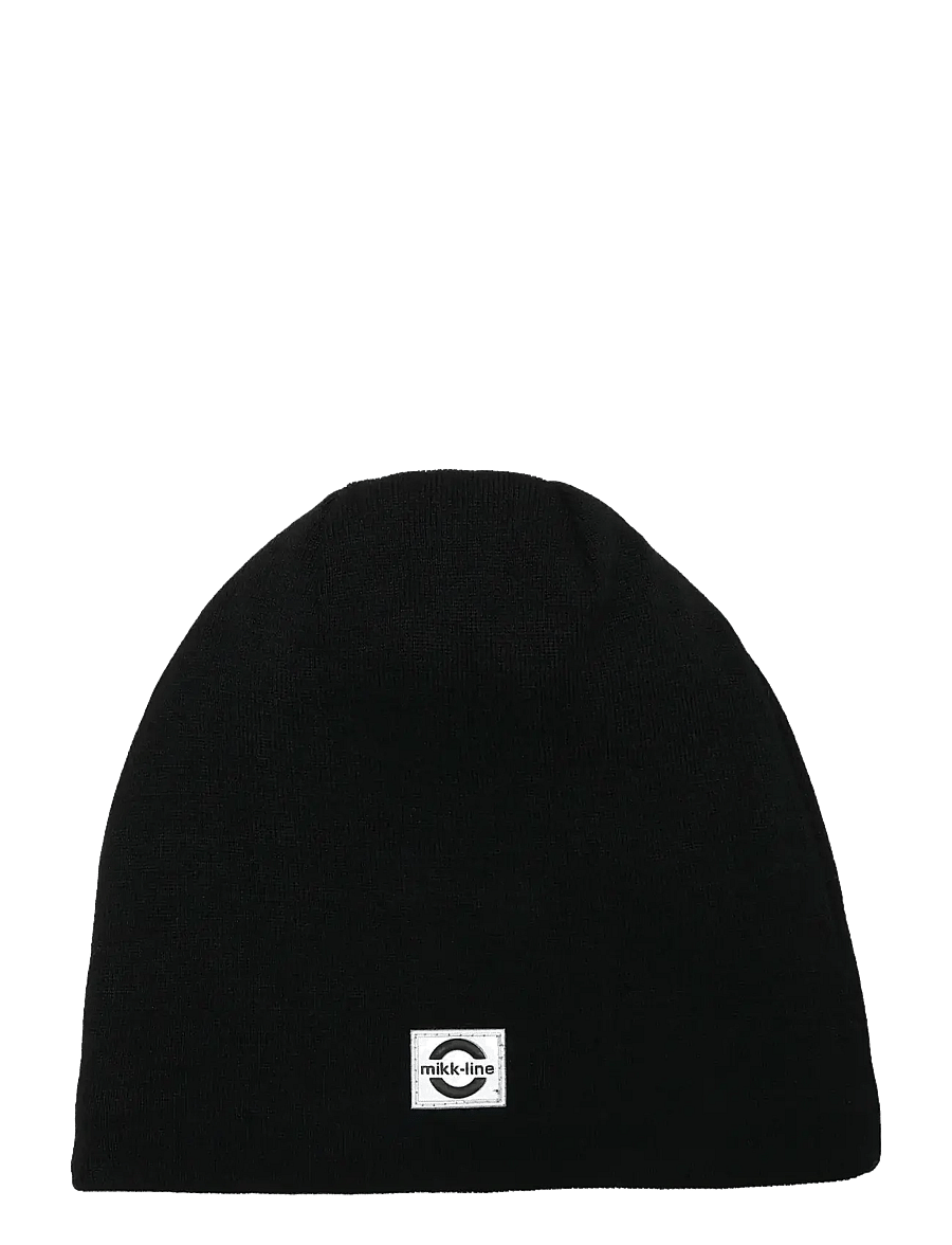 mikk-line - Wool Hat - Solid - beanies - black - 0