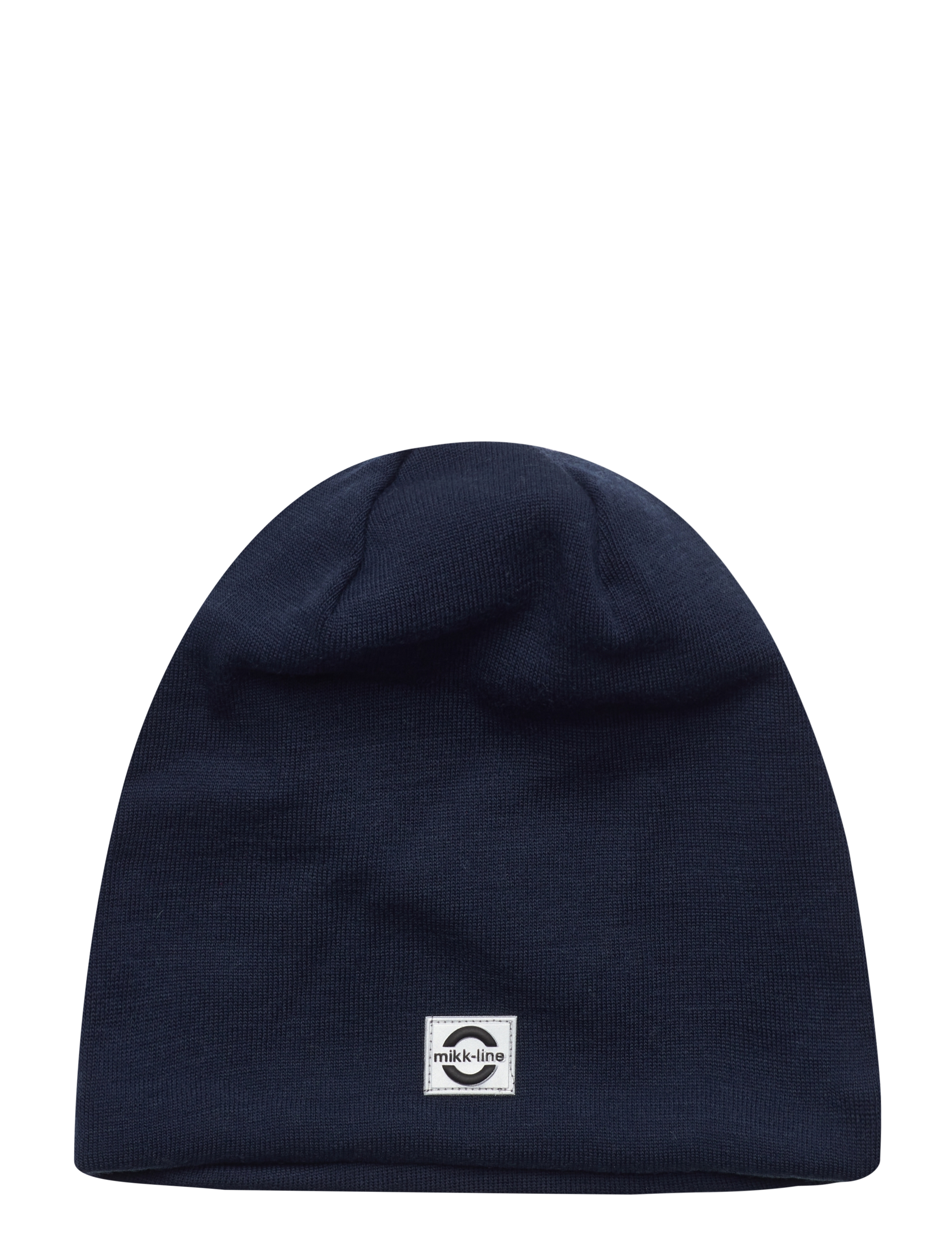mikk-line Wool Hat Solid, 98/104, Hats, Marineblau - Beanie, Kinder