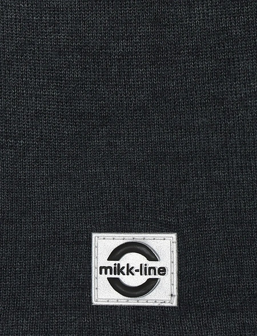 mikk-line - Wool Hat - Solid - bonnet - dark grey melange - 2