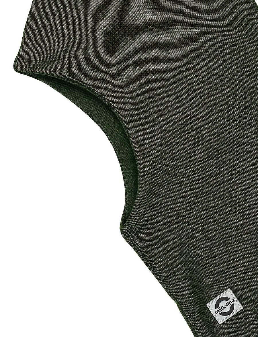 mikk-line - Wool Fullface - Solid w. Windstop - winteraccessoires - kombu green - 2