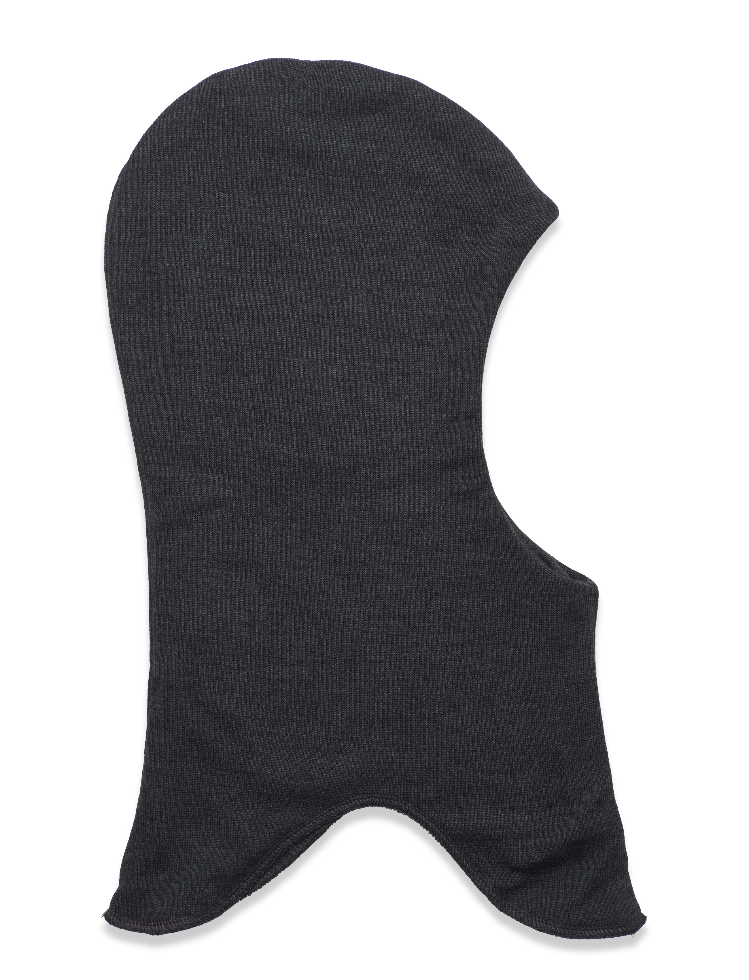 MIKK-LINE Wolle Fullface - Solid W. Windstop Schwarz - 86/92 - Kinder