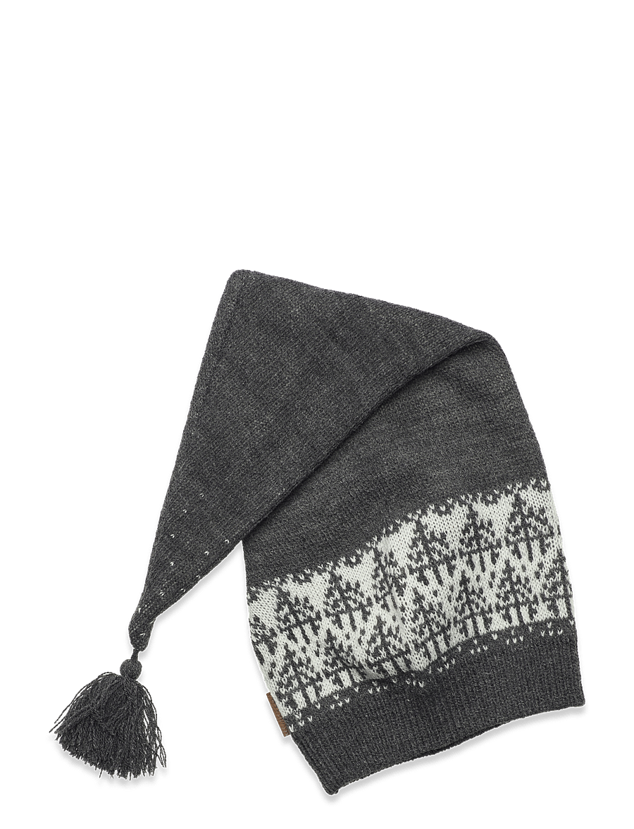 mikk-line - Christmas Hat Jacquard - beanies - antrazite - 0