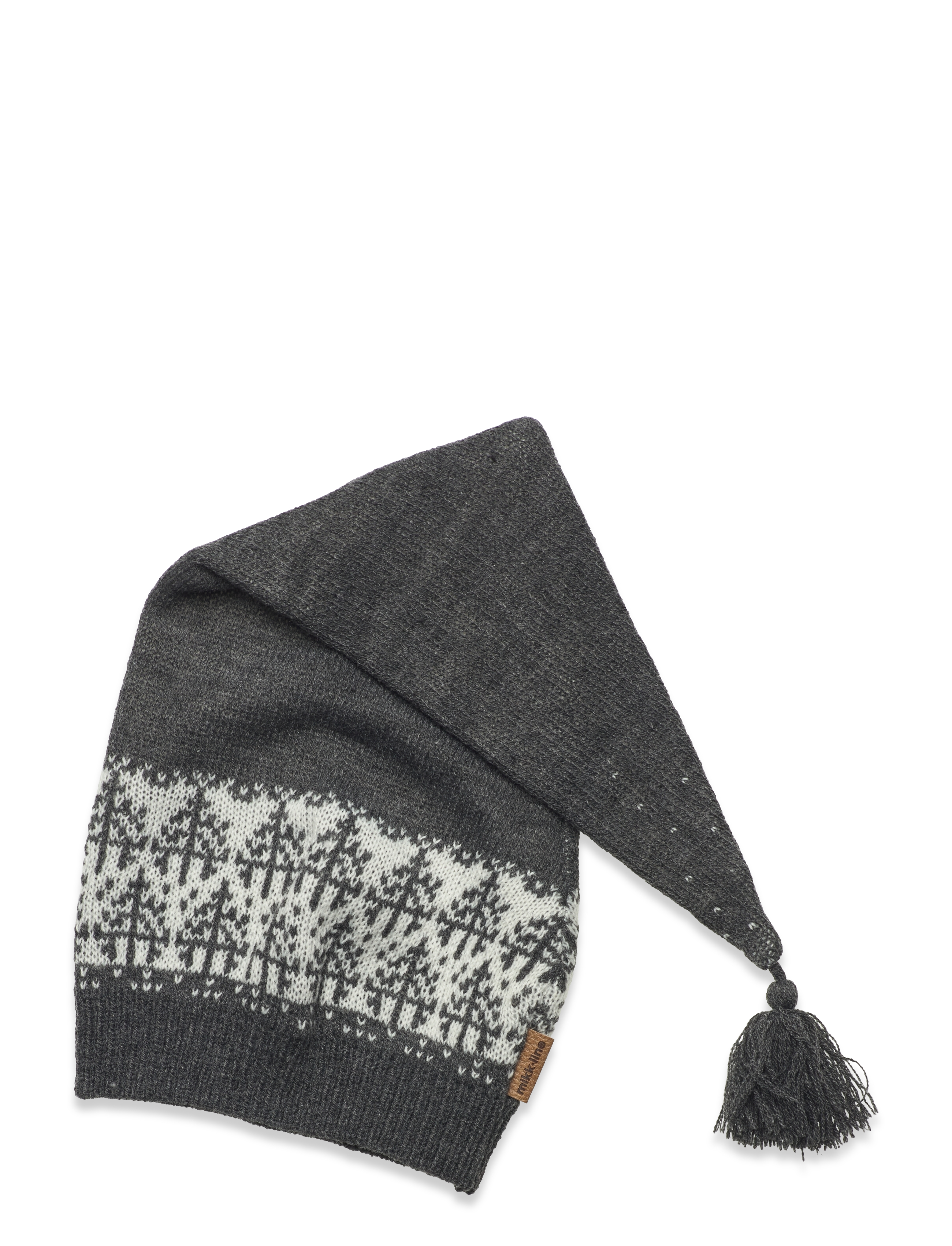 mikk-line - Christmas Hat Jacquard - accessories - antrazite - 1