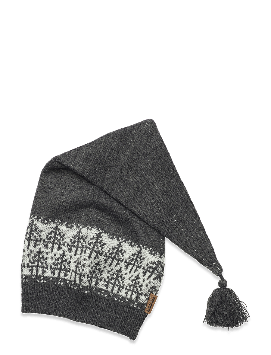 mikk-line - Christmas Hat Jacquard - beanies - antrazite - 1