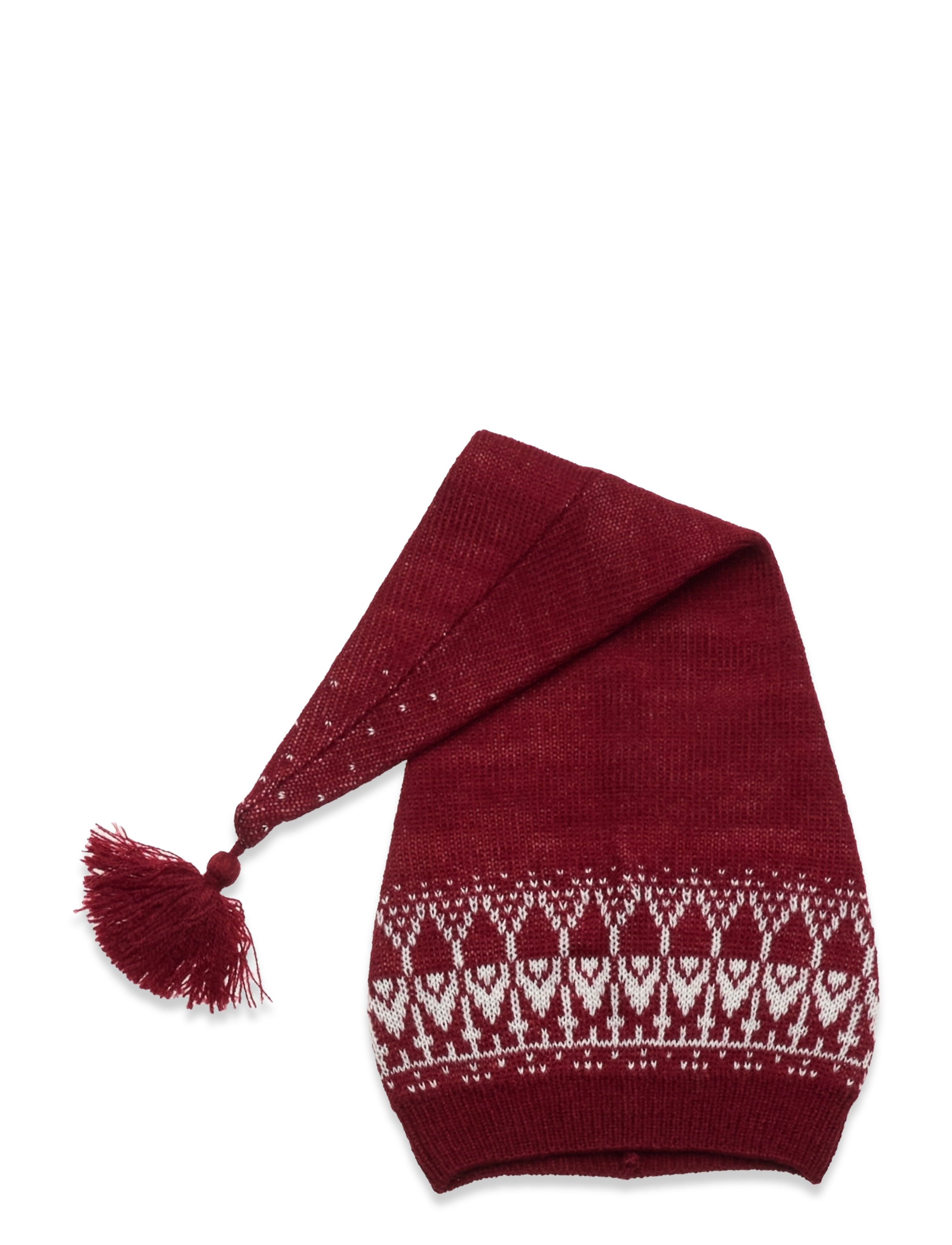 mikk-line - Christmas Hat Jacquard - accessories - red - 2