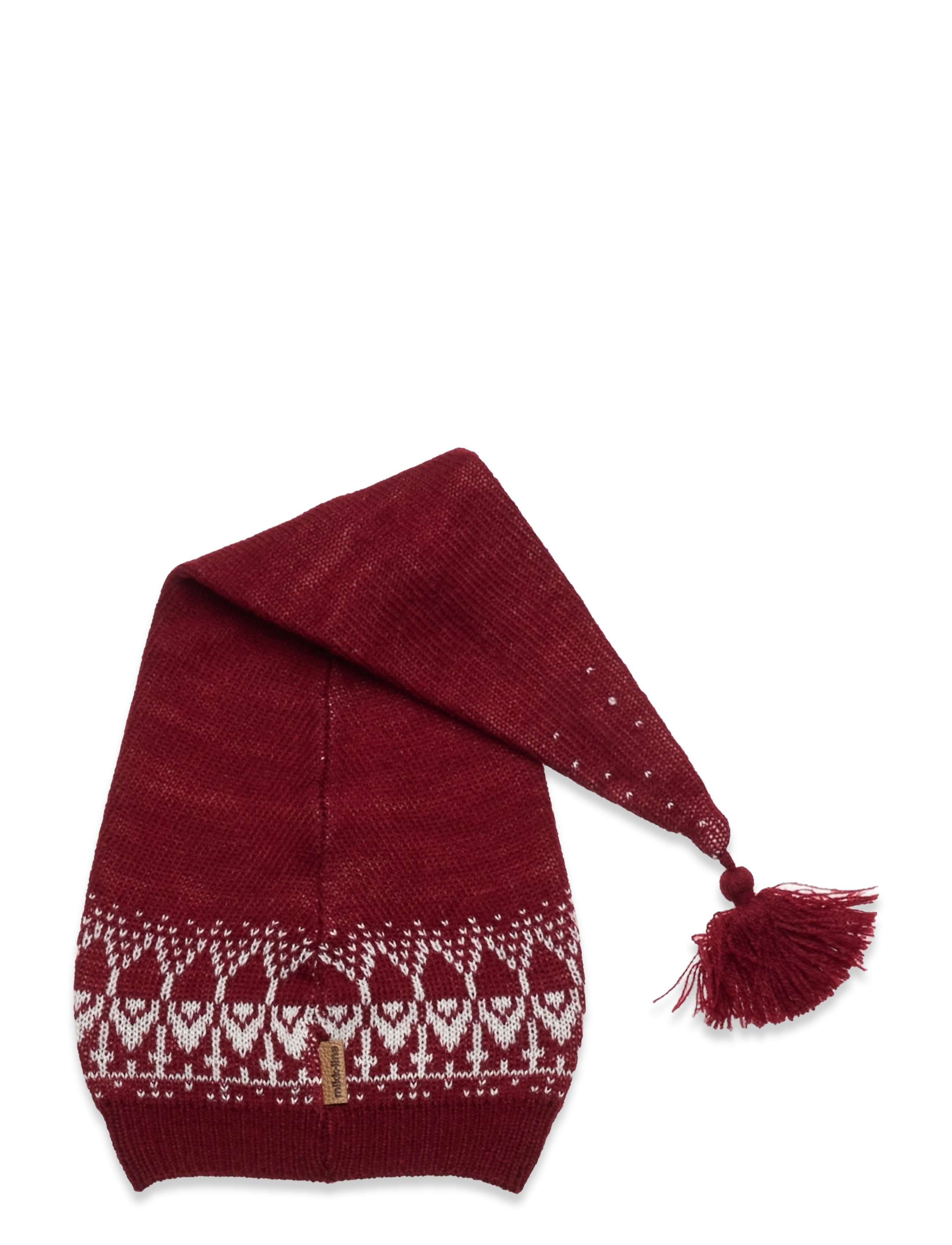 mikk-line - Christmas Hat Jacquard - accessories - red - 3