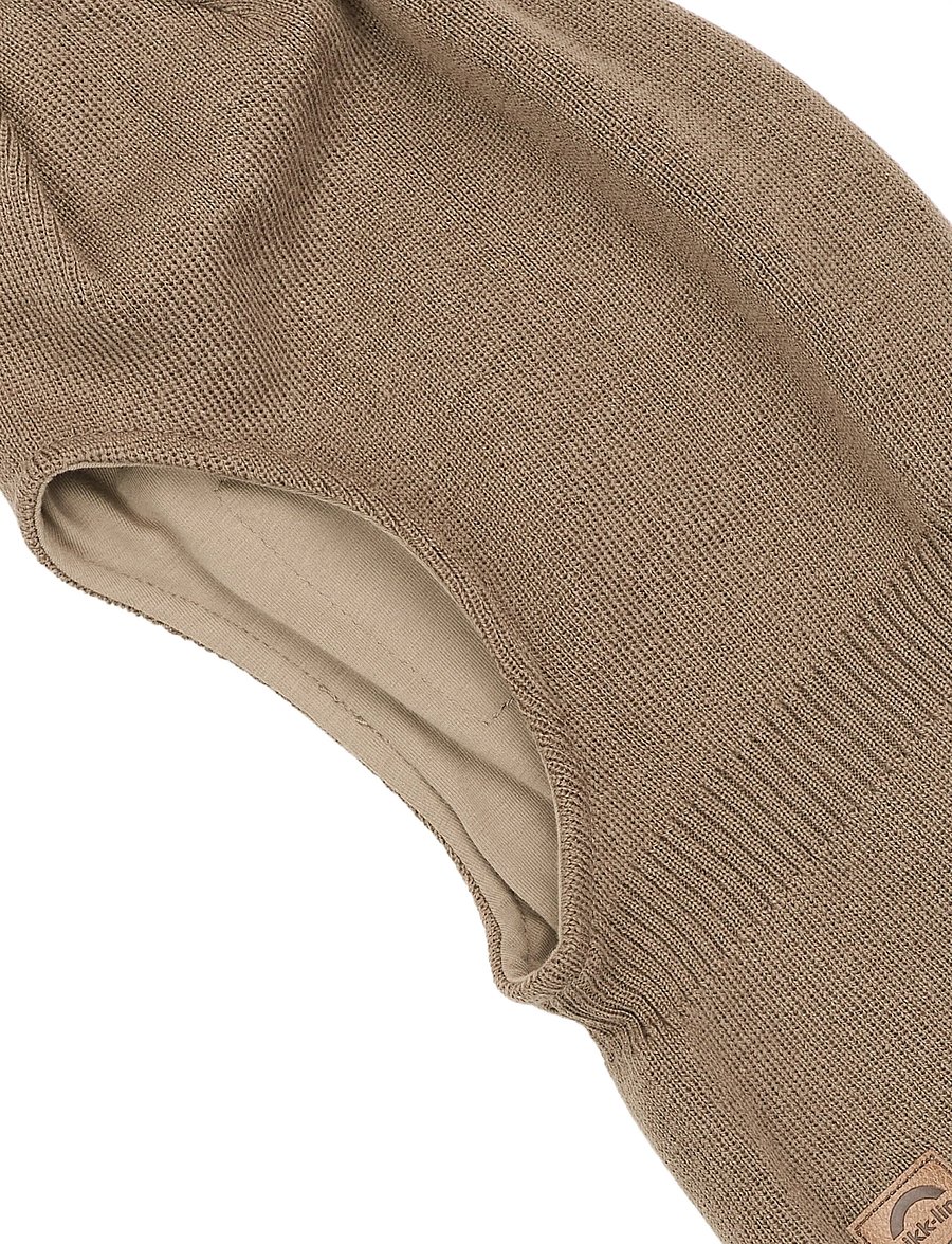 mikk-line - Knitted Balaclava w Wool & Windstop - winteraccessoires - falcon - 2