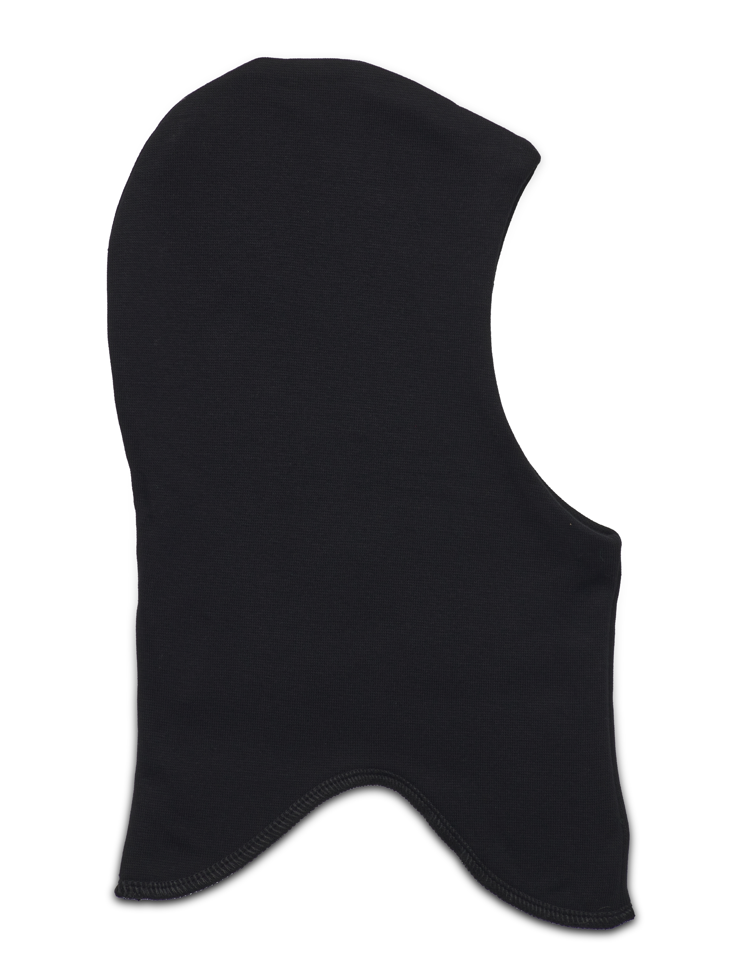 mikk-line Cotton Fullface Double, 9-12M, Headwear, Schwarz - Balaclava, Kinder