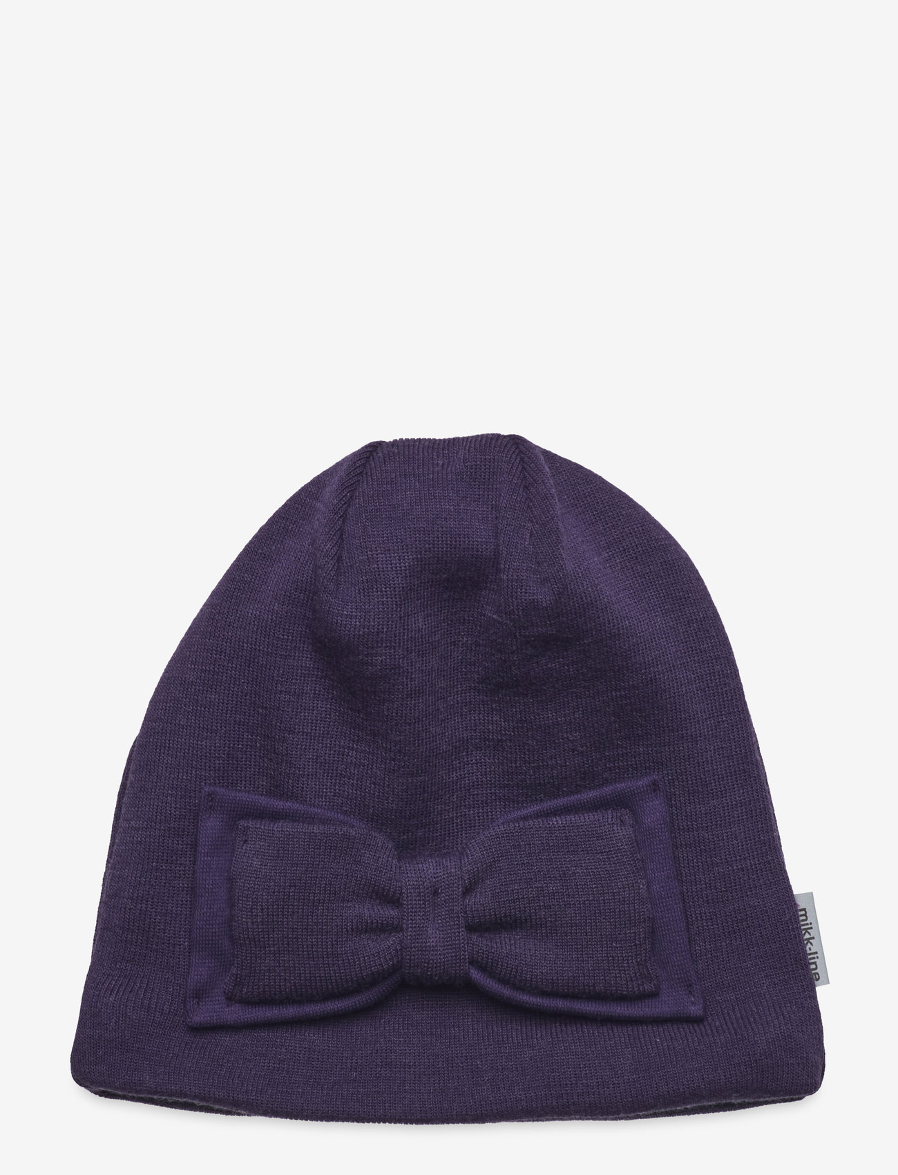 mikk-line - Wool Hat w. Bow - nightshade - 0