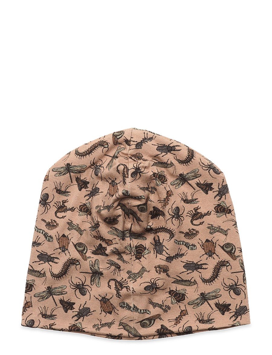 mikk-line - Viscose Elestane Hat - AOP - beanies - doeskin - 1