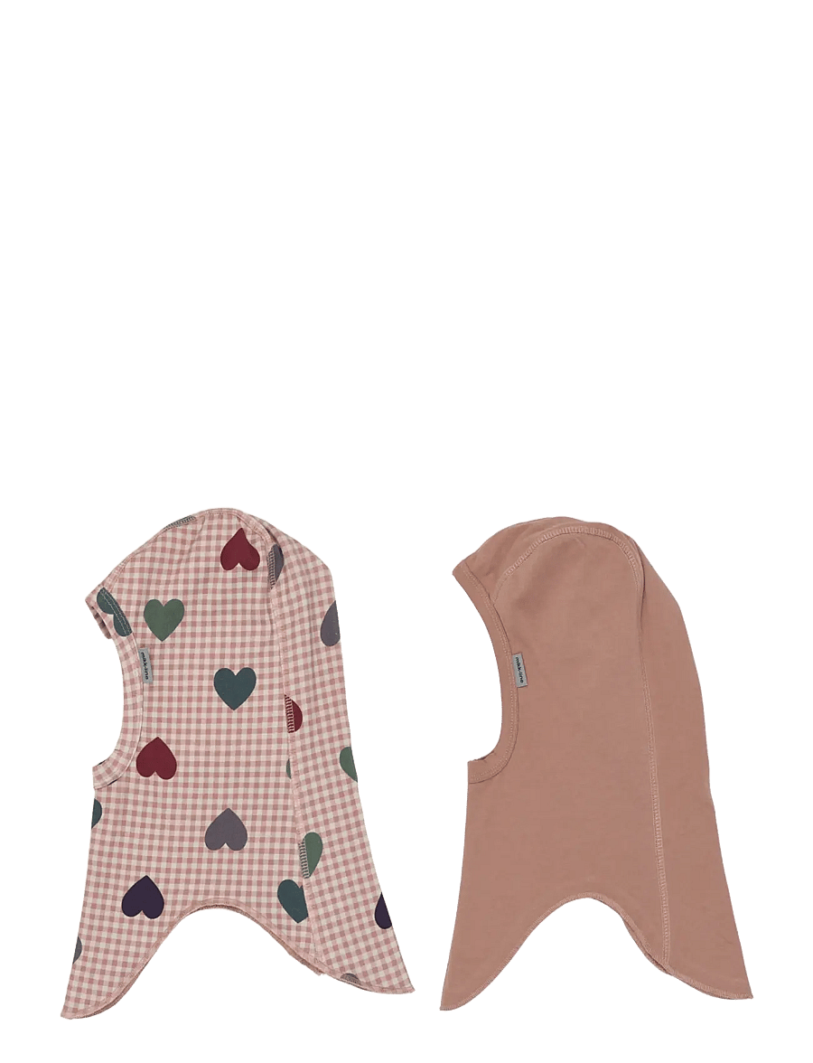 mikk-line - 2 pack Cotton fullface - Double - winteraccessoires - heart aop - 0