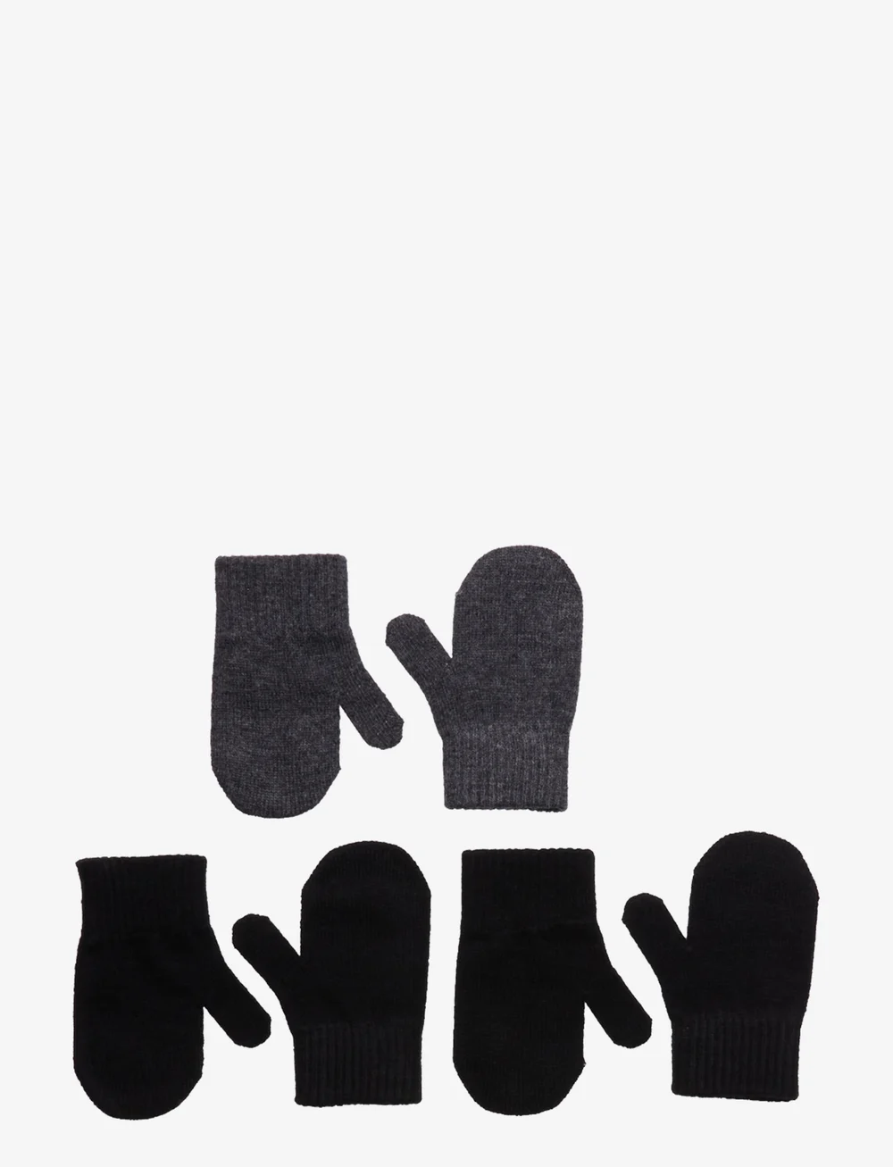 mikk-line - Magic Mittens 3 Pack - baby-handschuhe - black-antrazite-black - 0