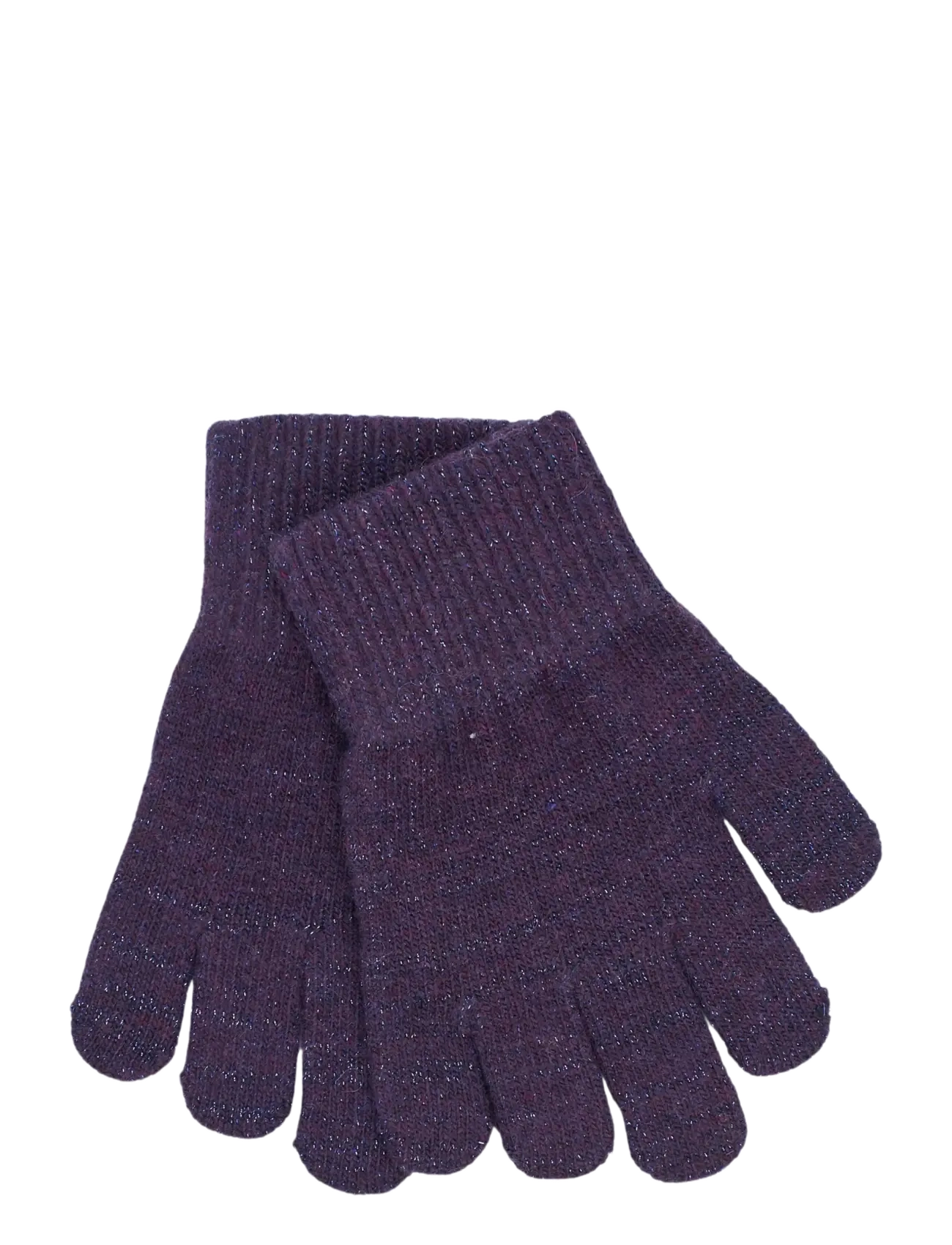 mikk-line - Magic Gloves 3 Pack w. Lurex - handschuhe - plum perfect-catawaba grape-purple sage - 1