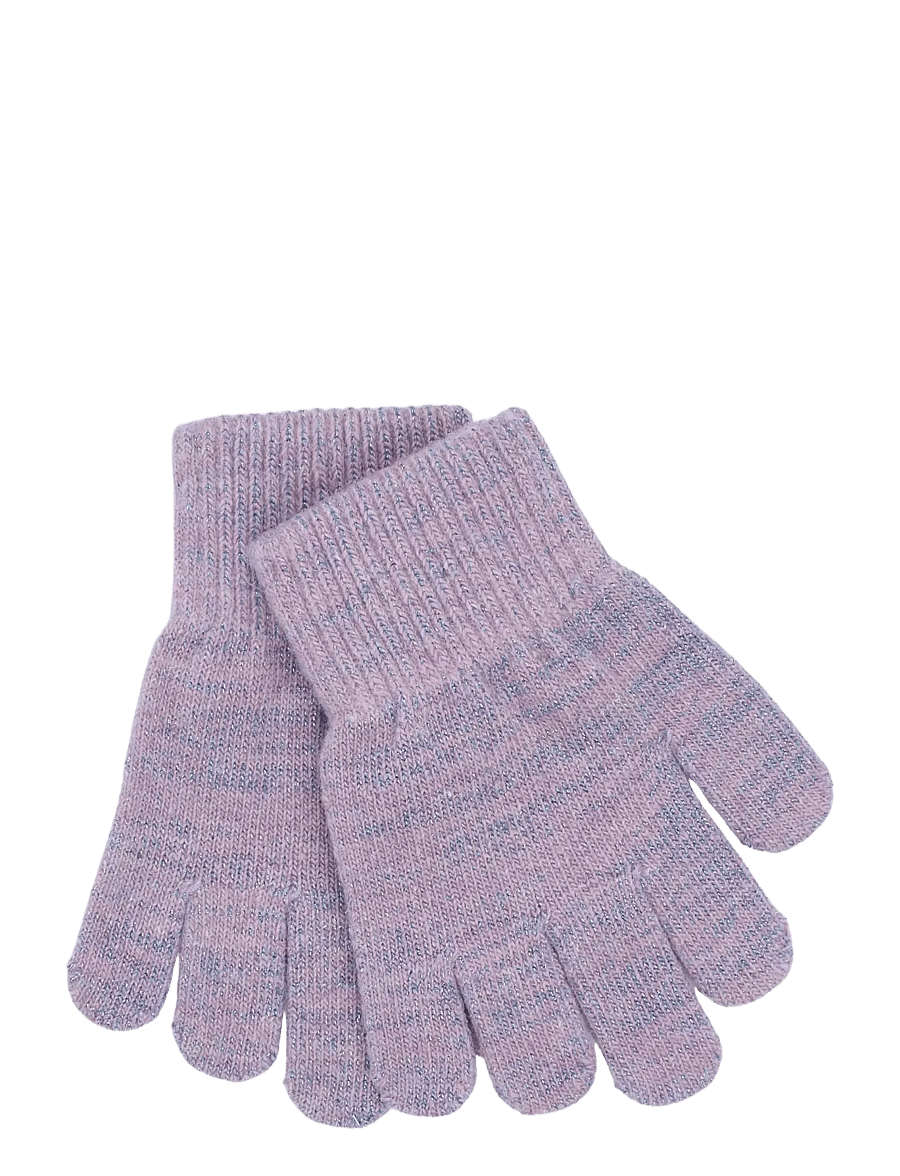 mikk-line - Magic Gloves 3 Pack w. Lurex - handschuhe - plum perfect-catawaba grape-purple sage - 3