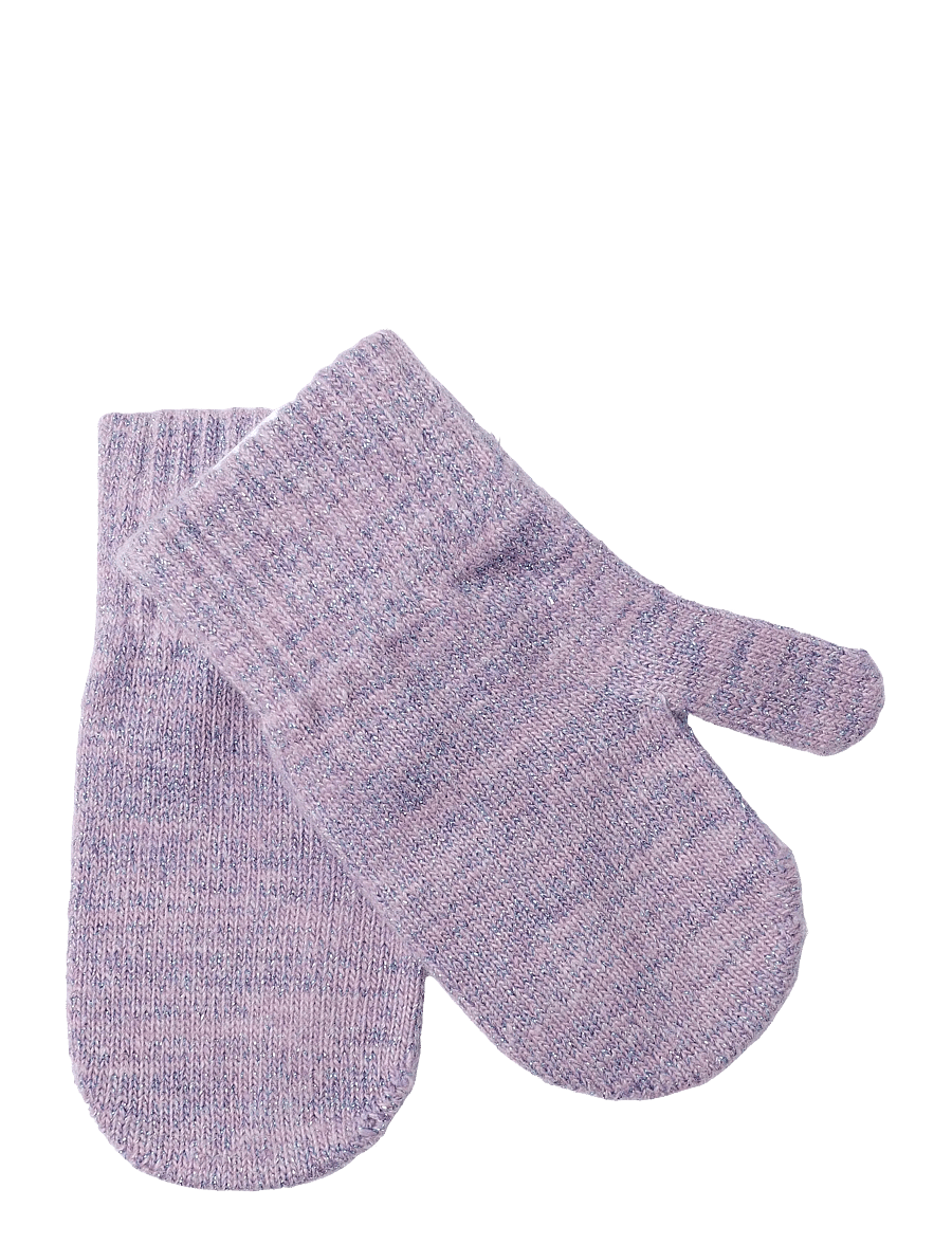 mikk-line - Magic Mittens 3 Pack w. Lurex - handskar - plum perfect-catawaba grape-purple sage - 3