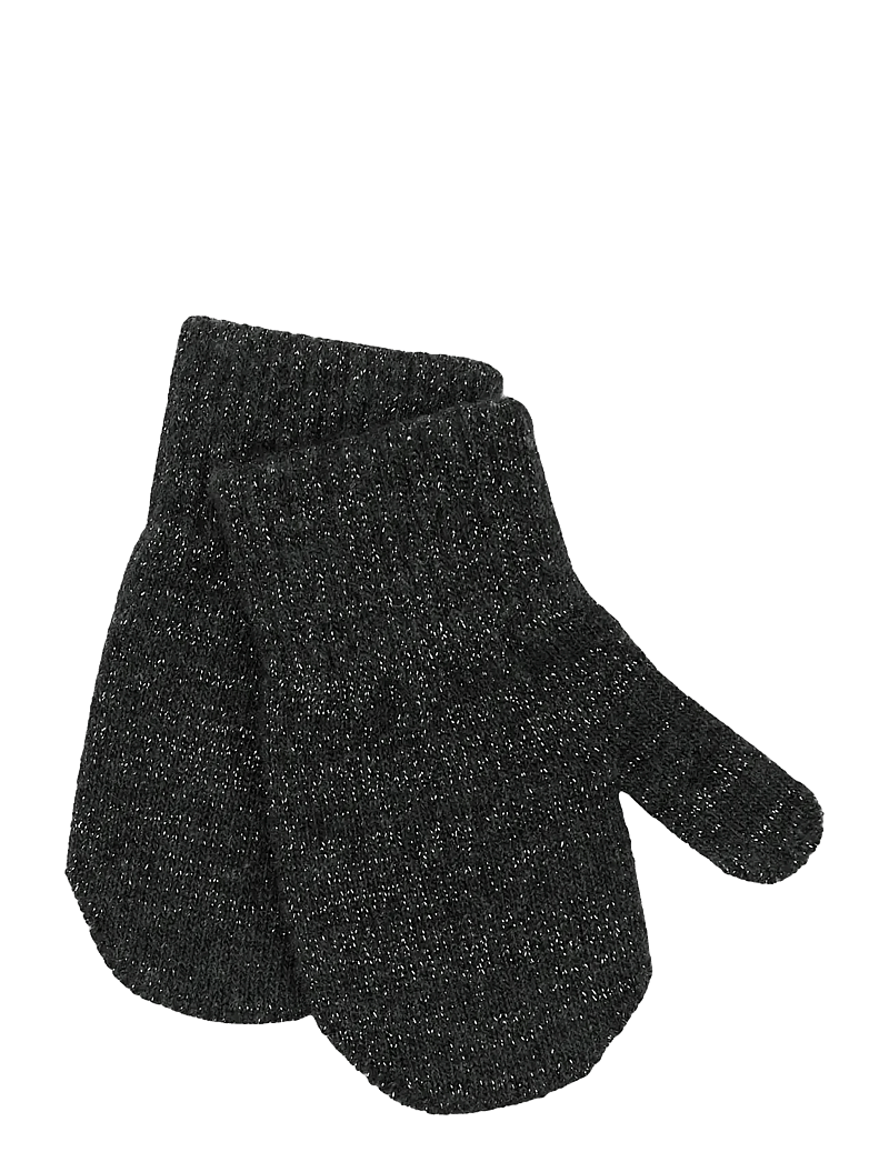 mikk-line - Magic Mittens 3 Pack w. Lurex - handschuhe - french roast-black-antrazite - 1
