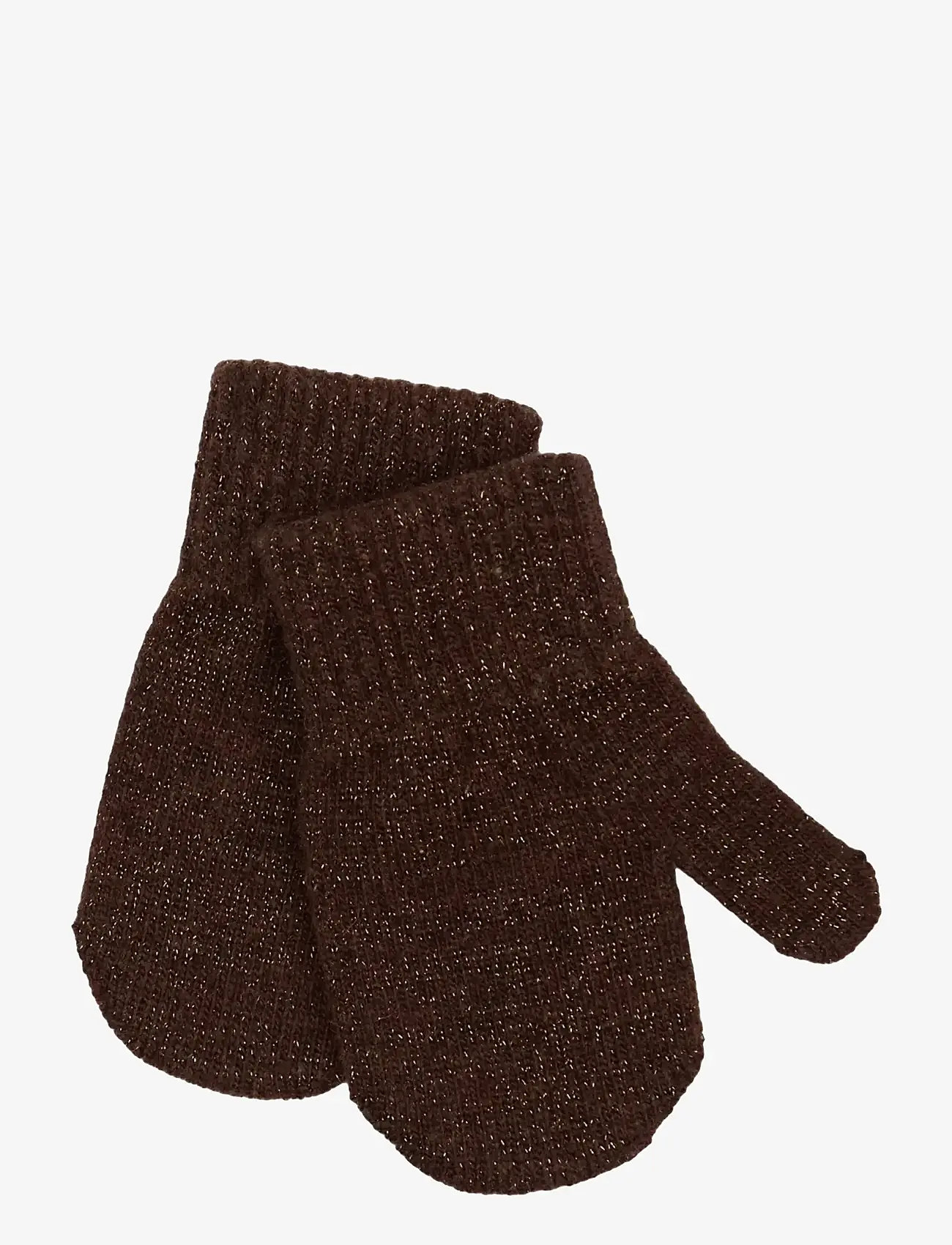 mikk-line - Magic Mittens 3 Pack w. Lurex - handschuhe - french roast-black-antrazite - 2