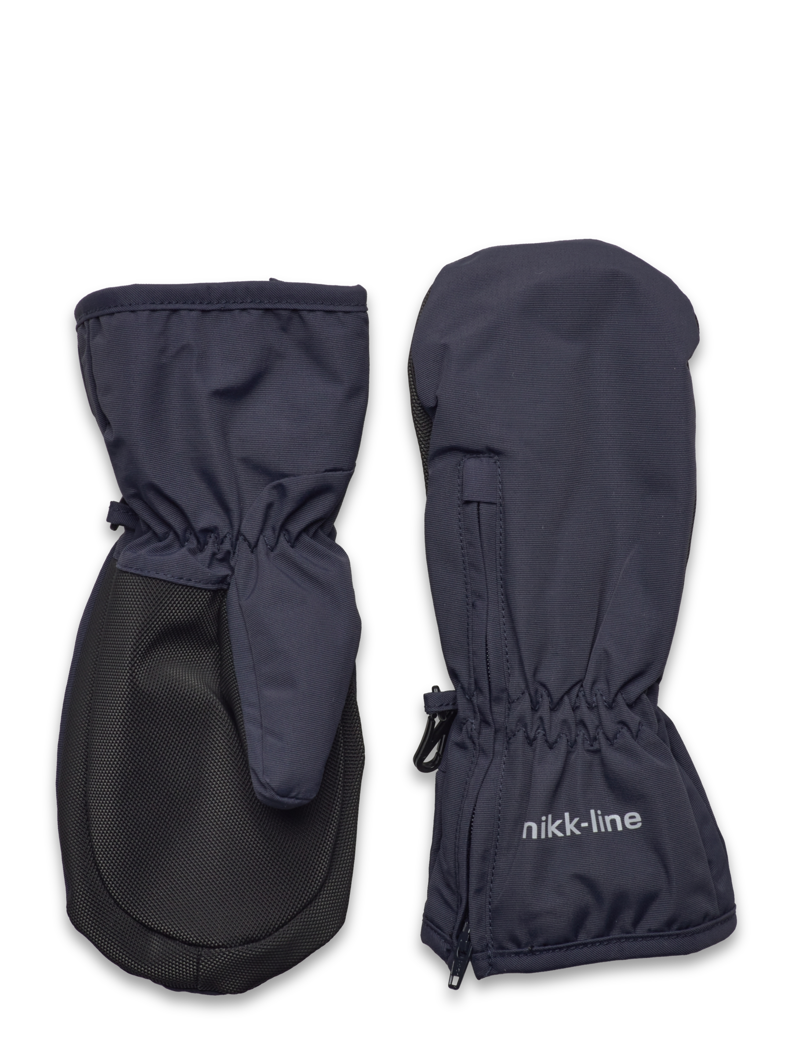 Nylon Mittens w/zipper - BLUE NIGHTS