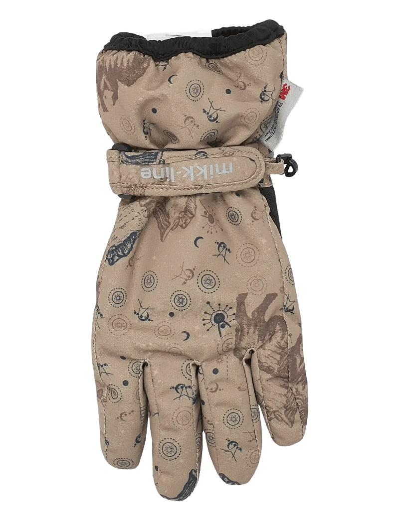 mikk-line - Polyester Gloves Aop - vantar - coriander - 1