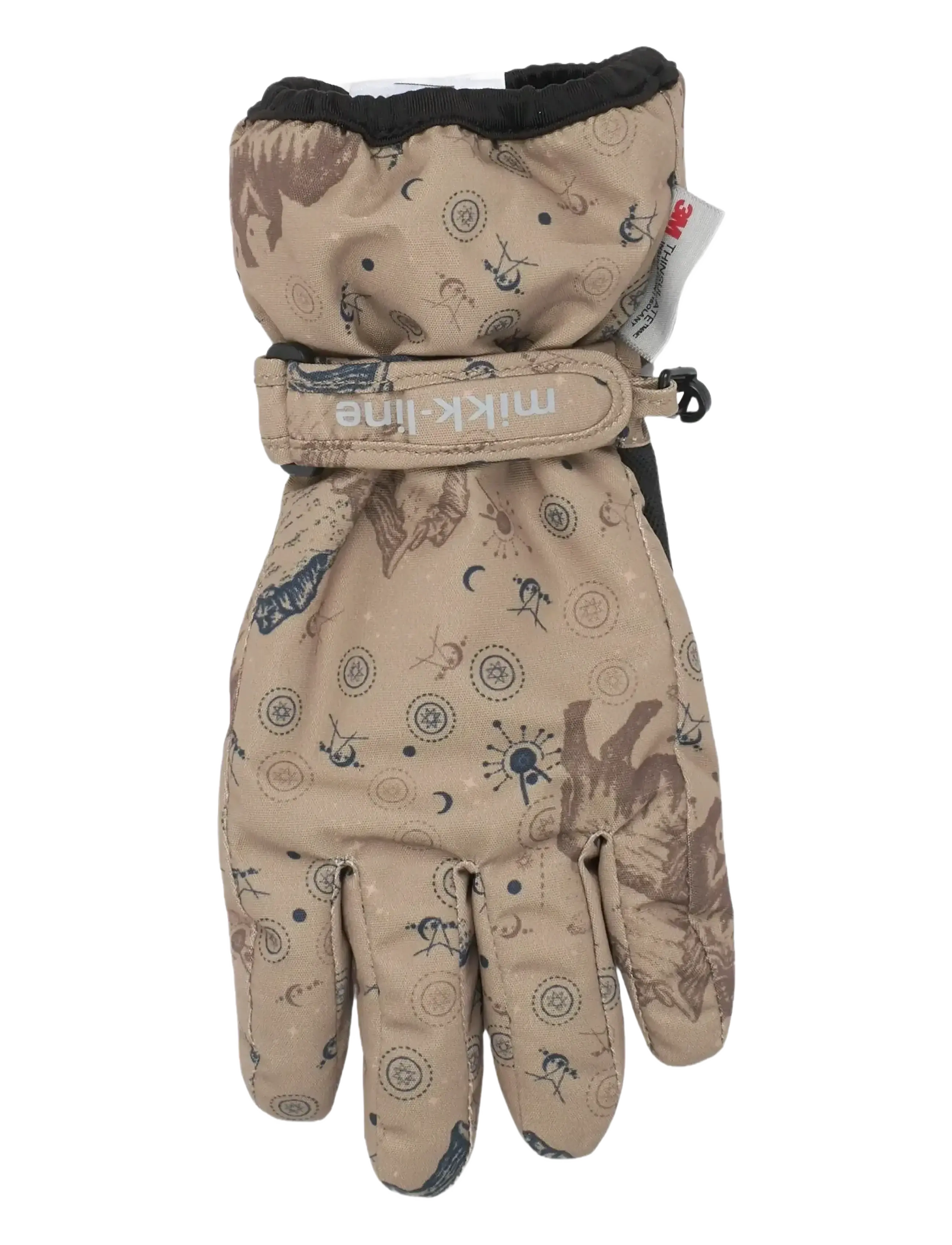 mikk-line - Polyester Gloves Aop - coriander - 1