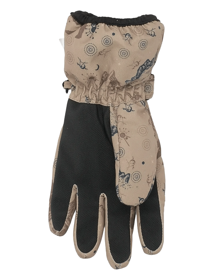 mikk-line - Polyester Gloves Aop - coriander - 2