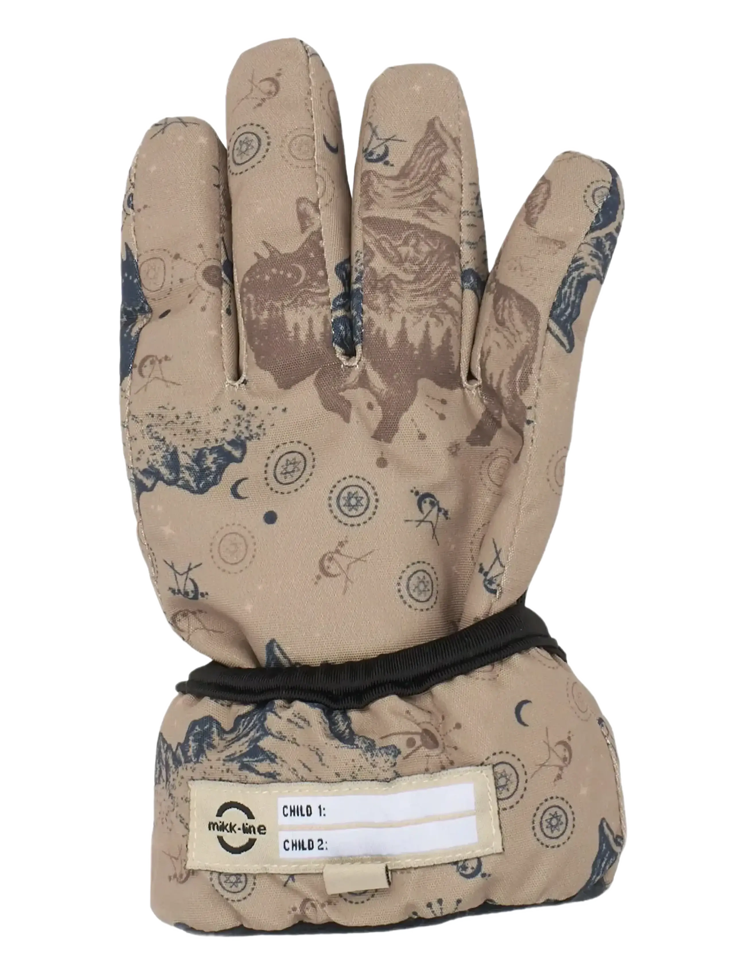 mikk-line - Polyester Gloves Aop - coriander - 3